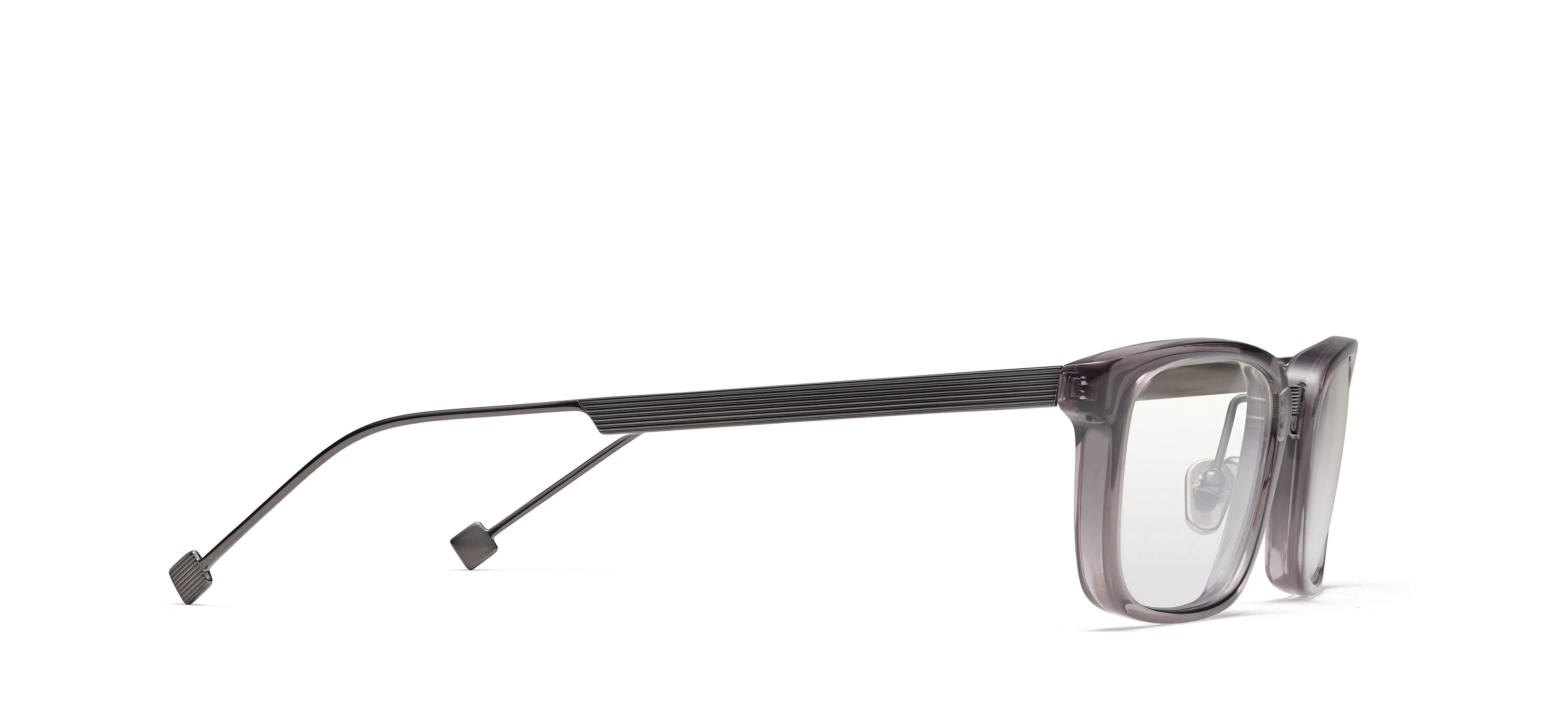 Unisex | Hiroo Optical Glasses | Gunmetal/Smoke Crystal - Image 2