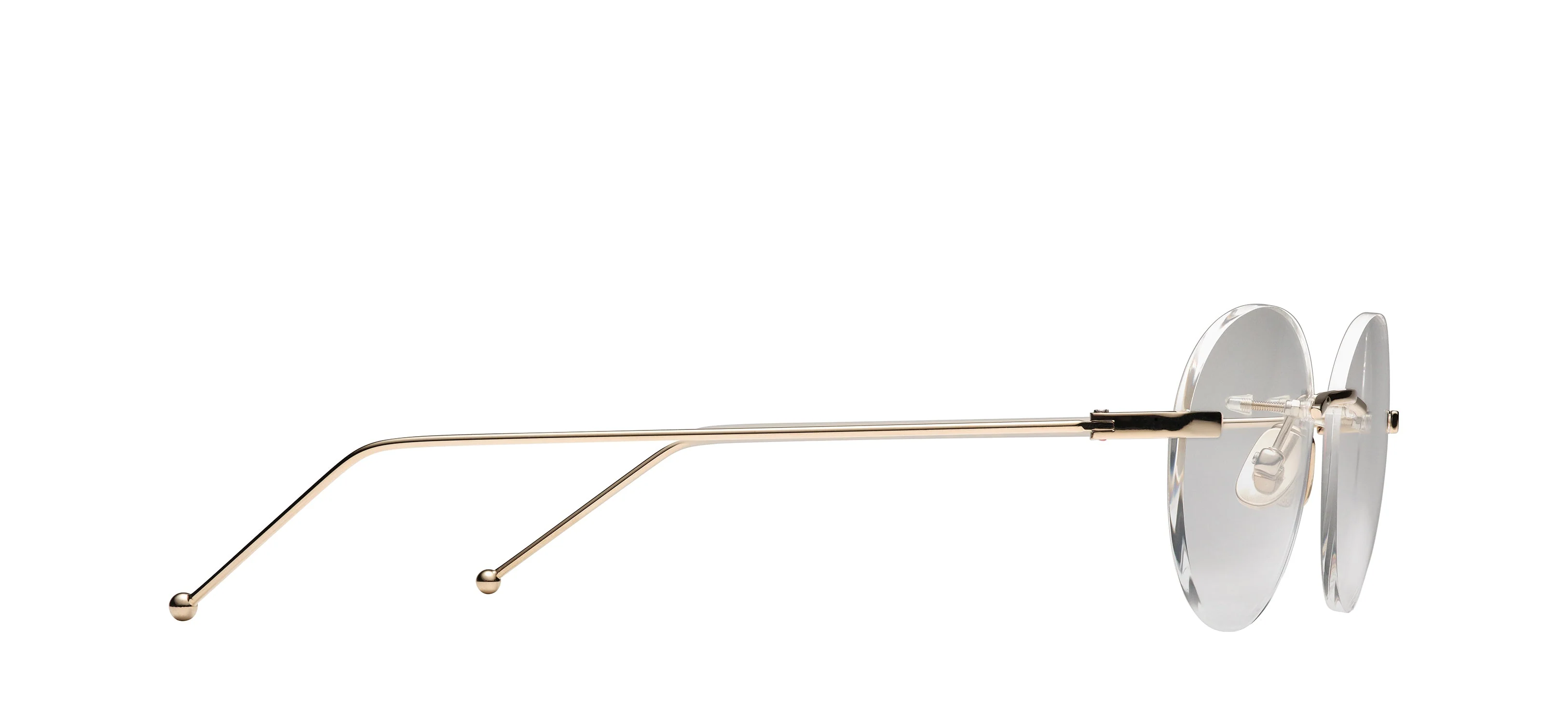 Unisex | Kanda RLS Optical Glasses 1 | Shiny Gold - Image 2