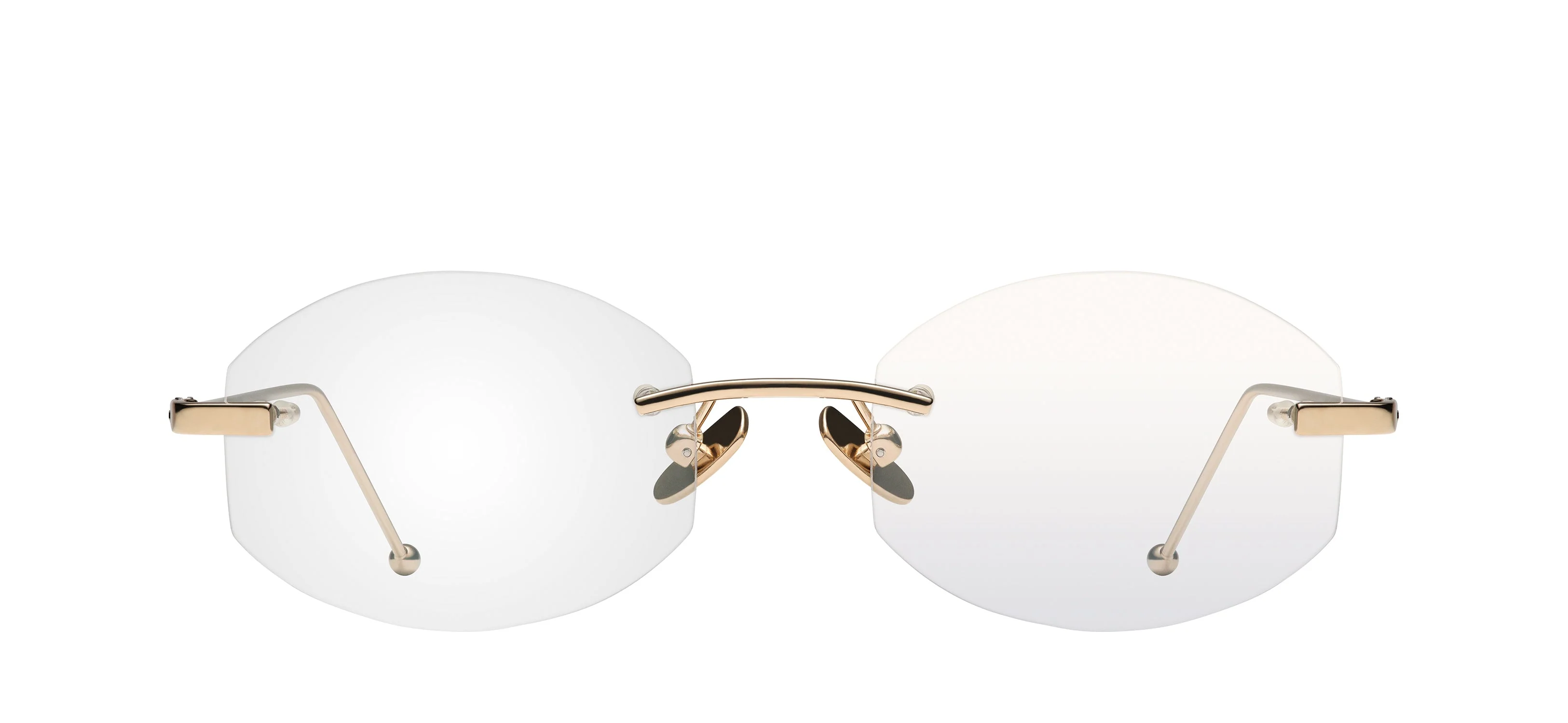 Unisex | Kanda RLS Optical Glasses 2 | Shiny Gold - Image 2