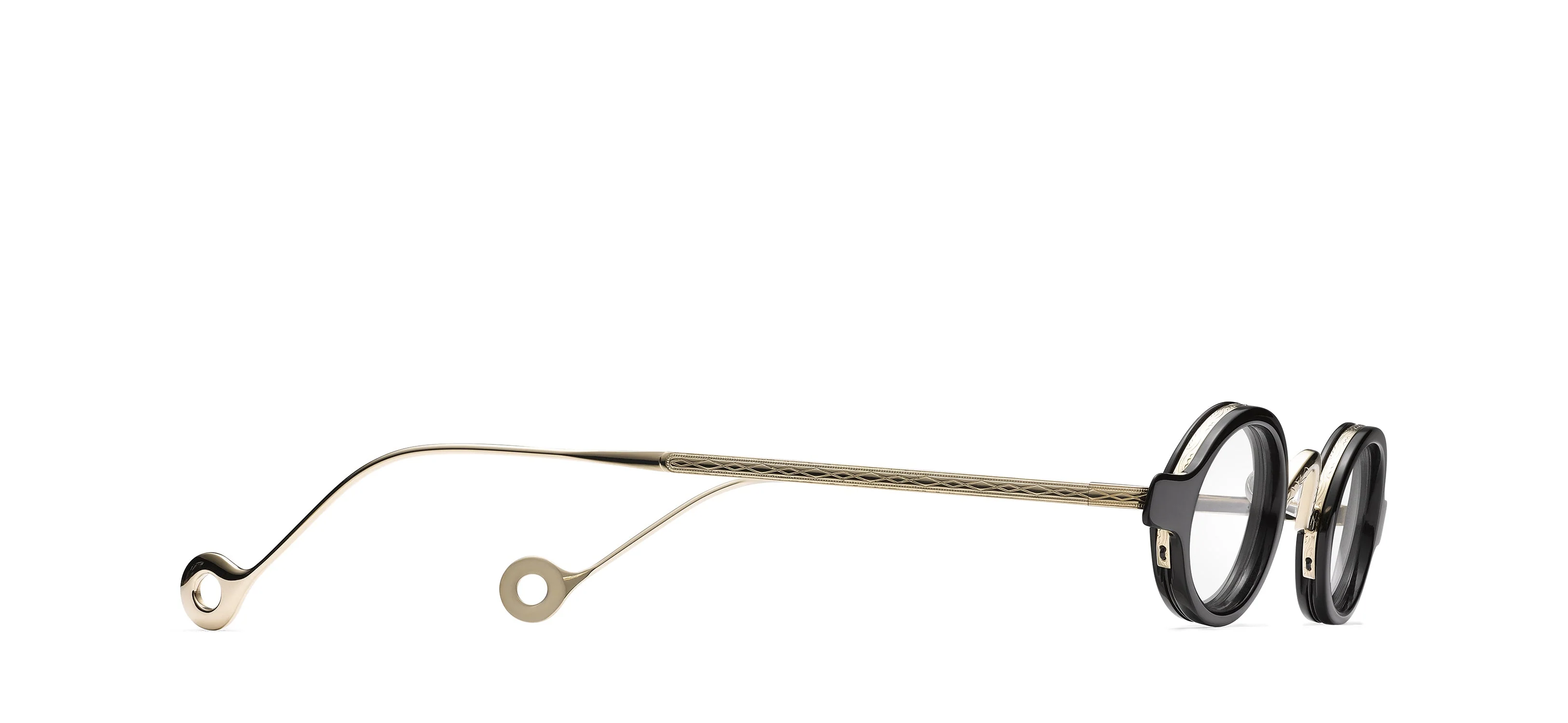 Unisex | Lifesaver Optical Glasses 2.0 Oval | Gold/Black - Image 2