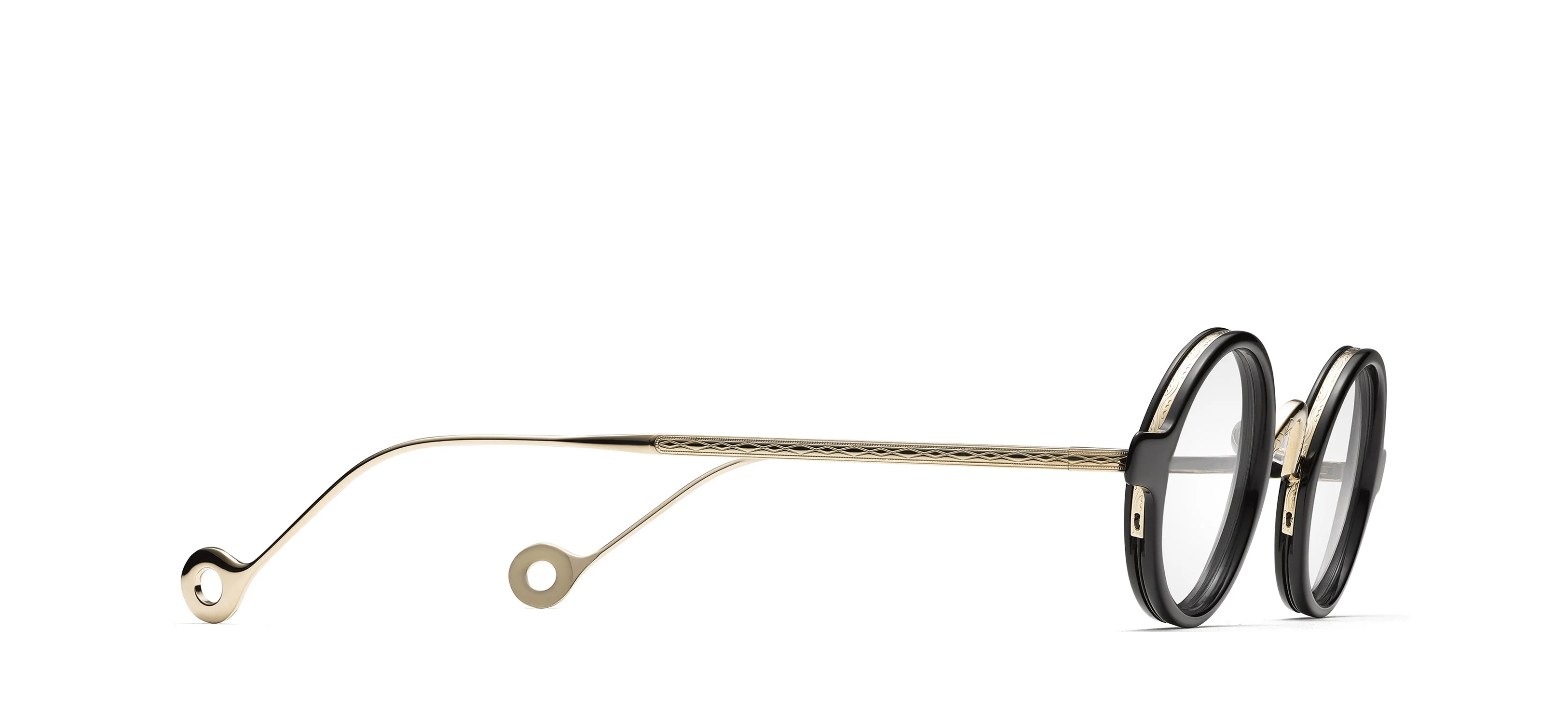 Unisex | Lifesaver Optical Glasses 2.0 Round | Gold/Black - Image 2