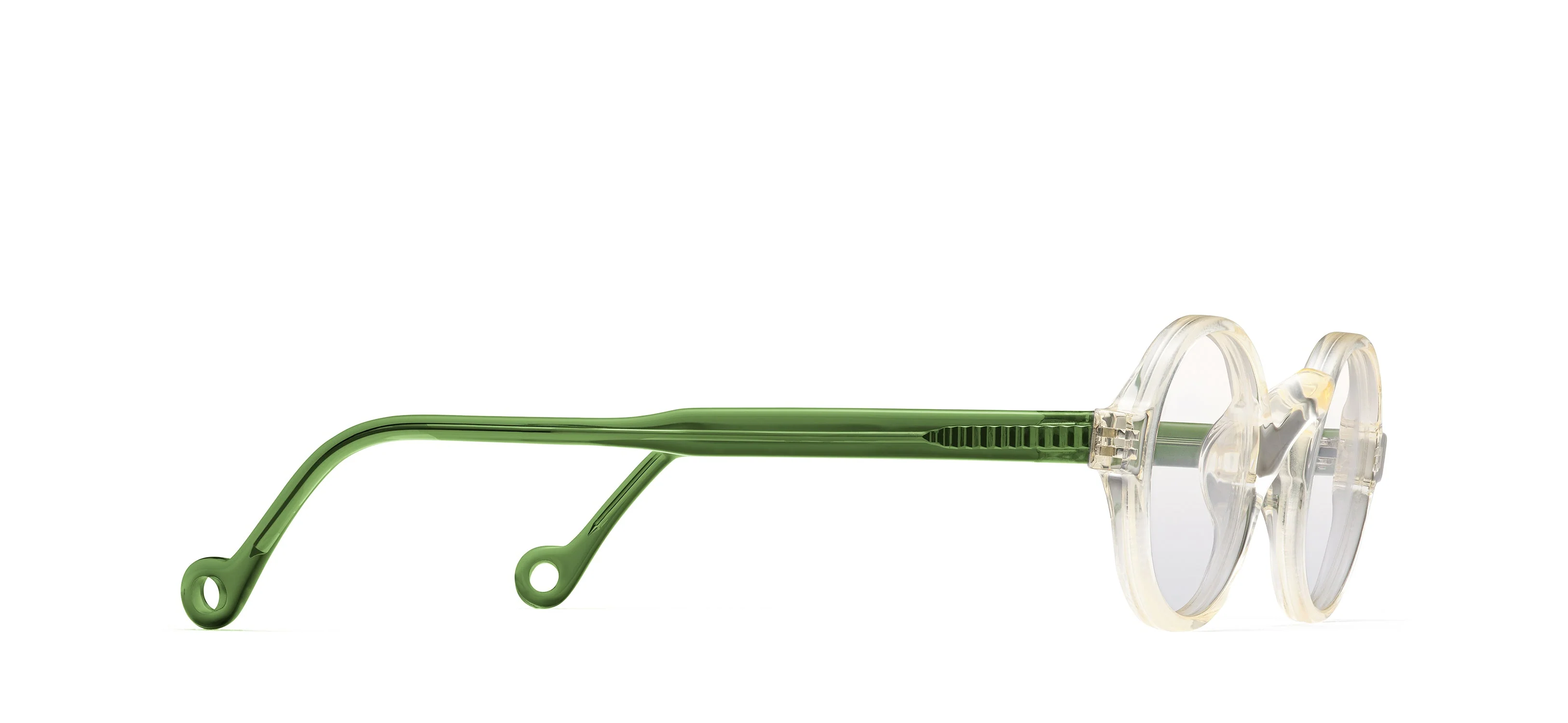 Unisex | Lifesaver Panto Optical Glasses | Champagne/Emerald - Image 2