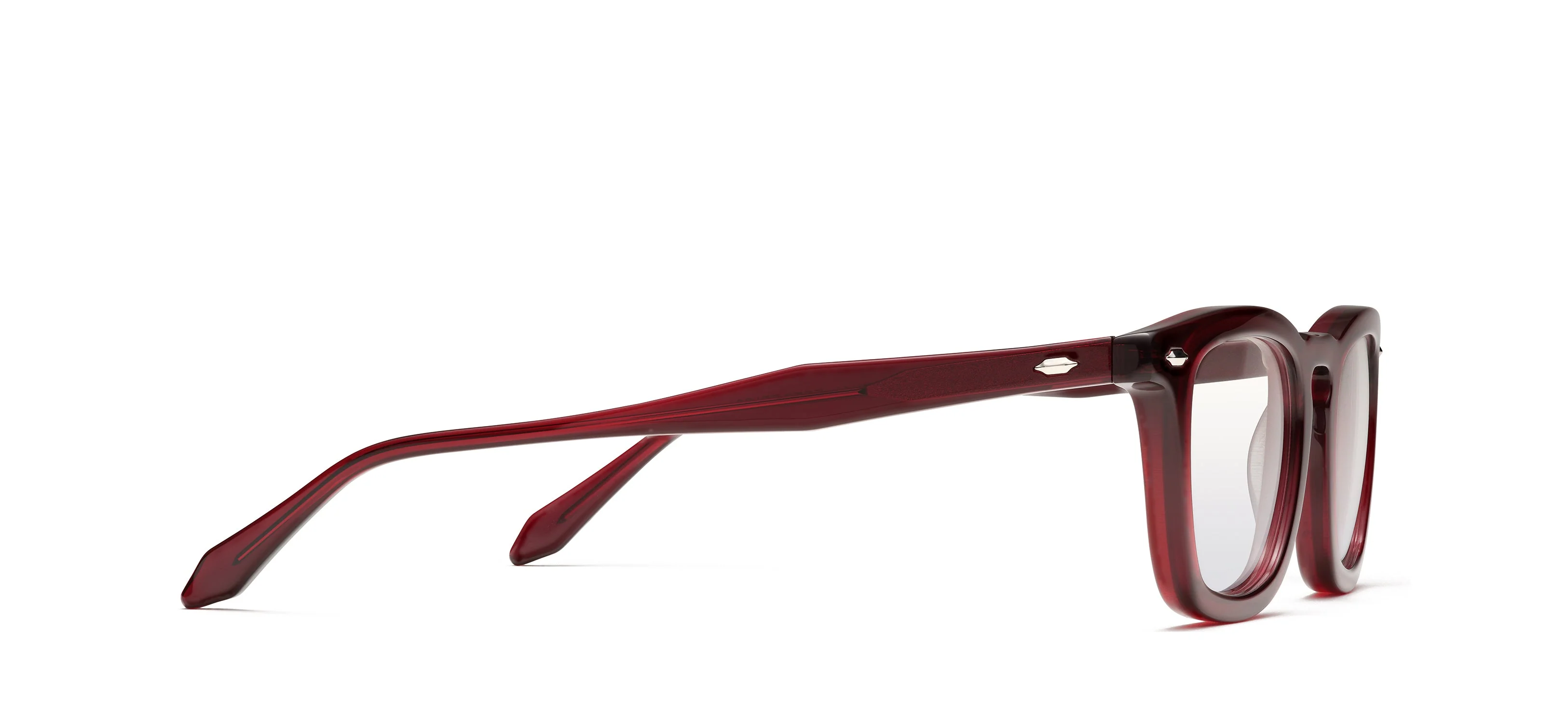 Unisex | MA Piece Optical Glasses 2 | Burgundy - Image 2
