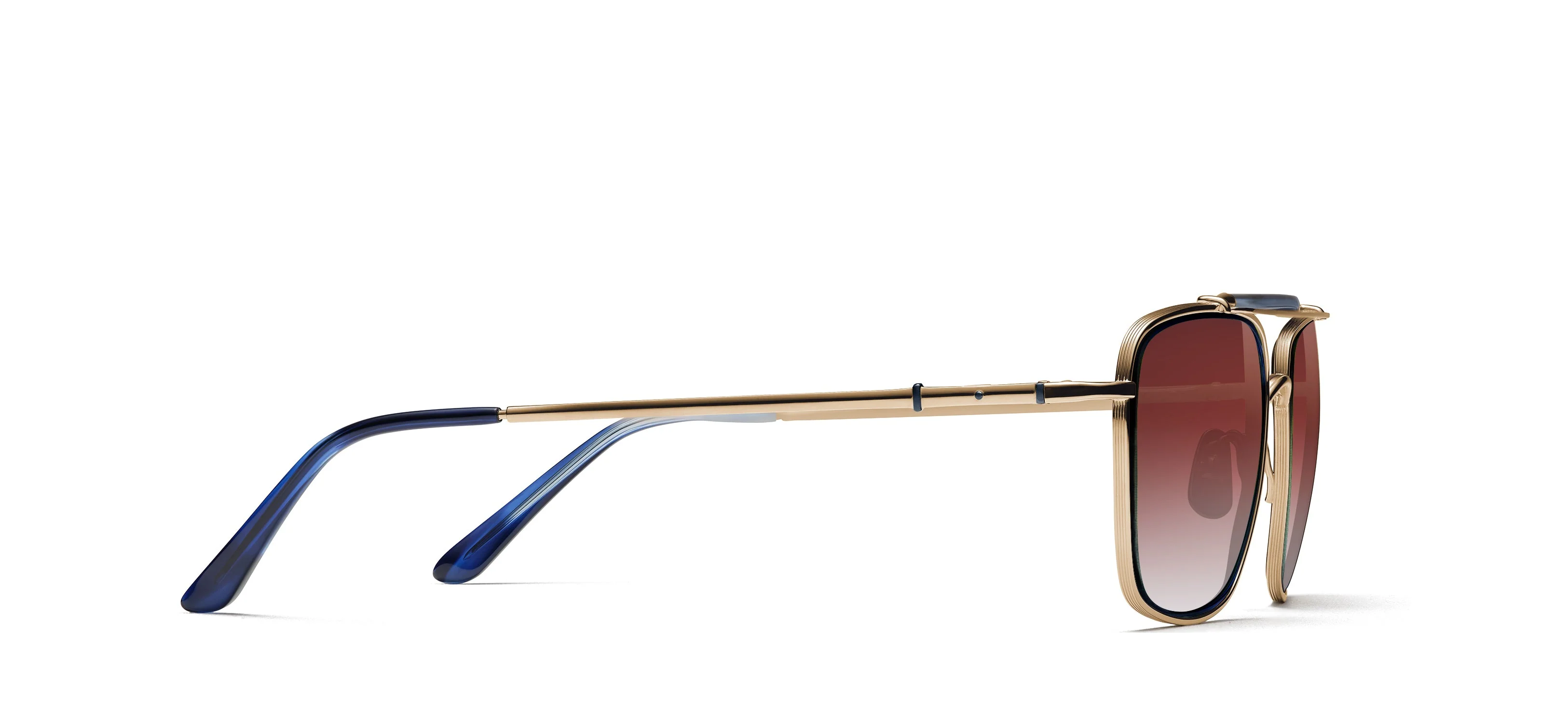 Unisex | RMNYC Sunglasses 7005 | Rose Gold/Navy - Image 2