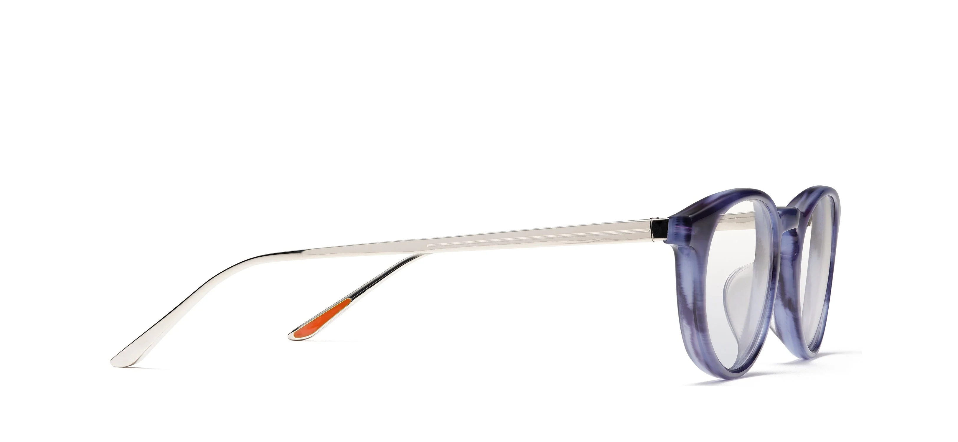 Unisex | Shiro Optical Glasses | Blue/Silver - Image 2