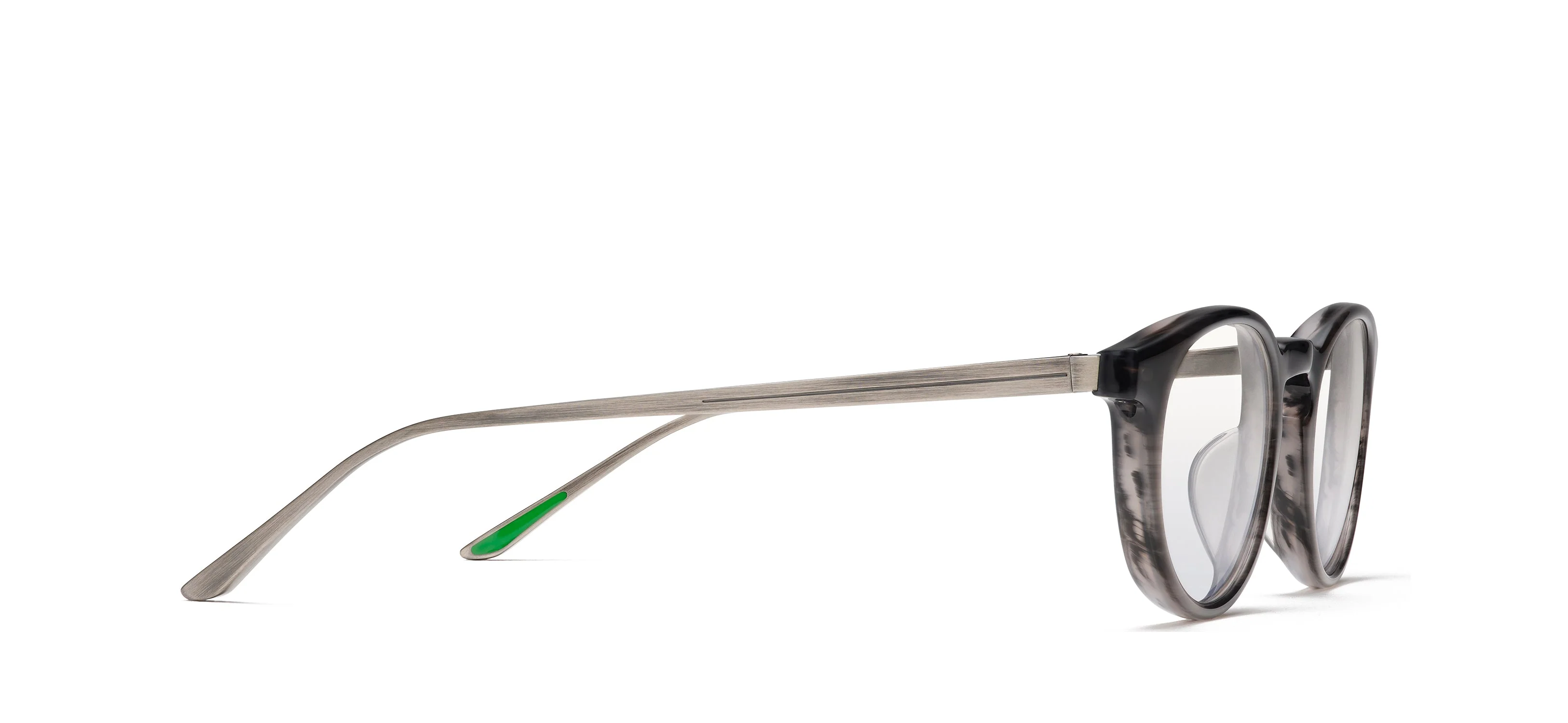 Unisex | Shiro Optical Glasses | Grey/Antique Silver - Image 2