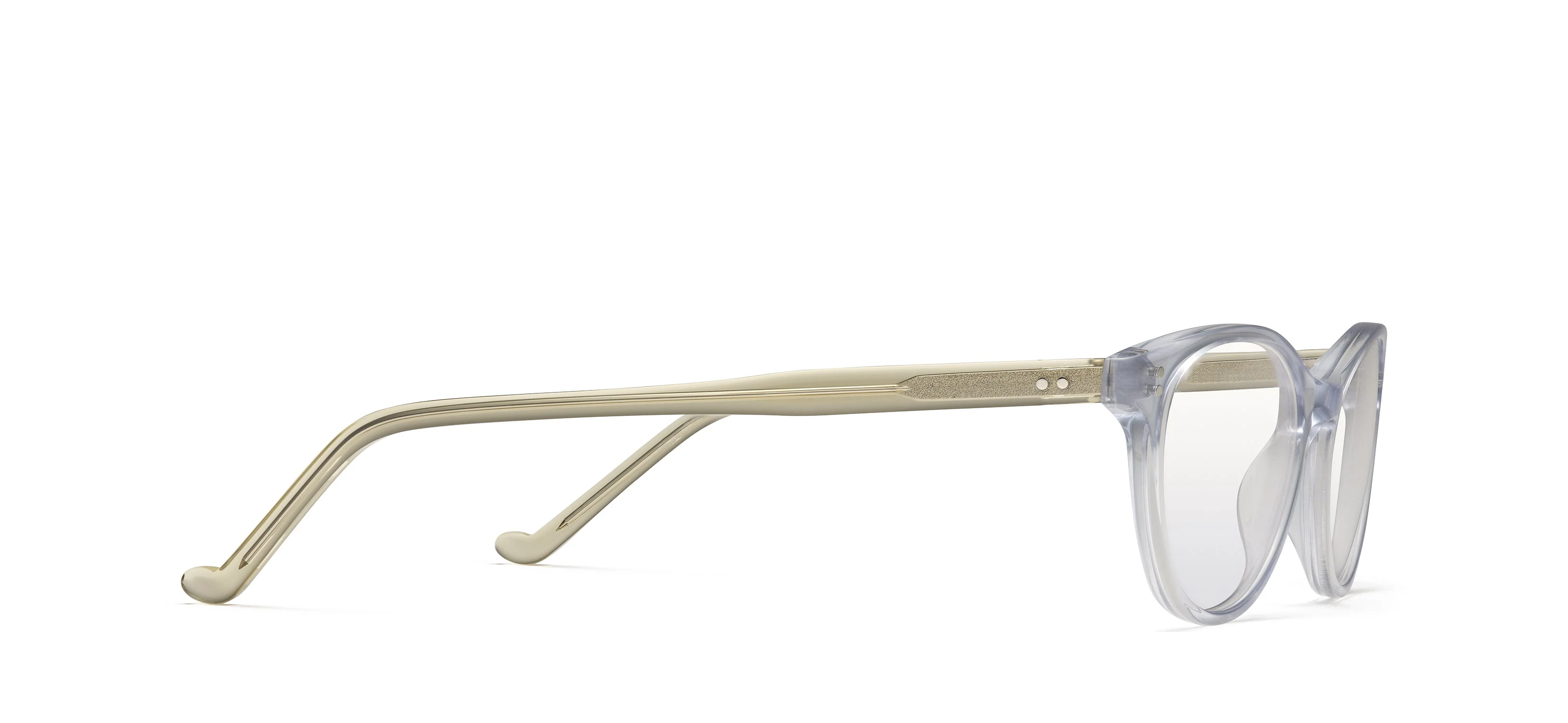 Womens | Charlize Optical Glasses | Light Blue/Amber - Image 2