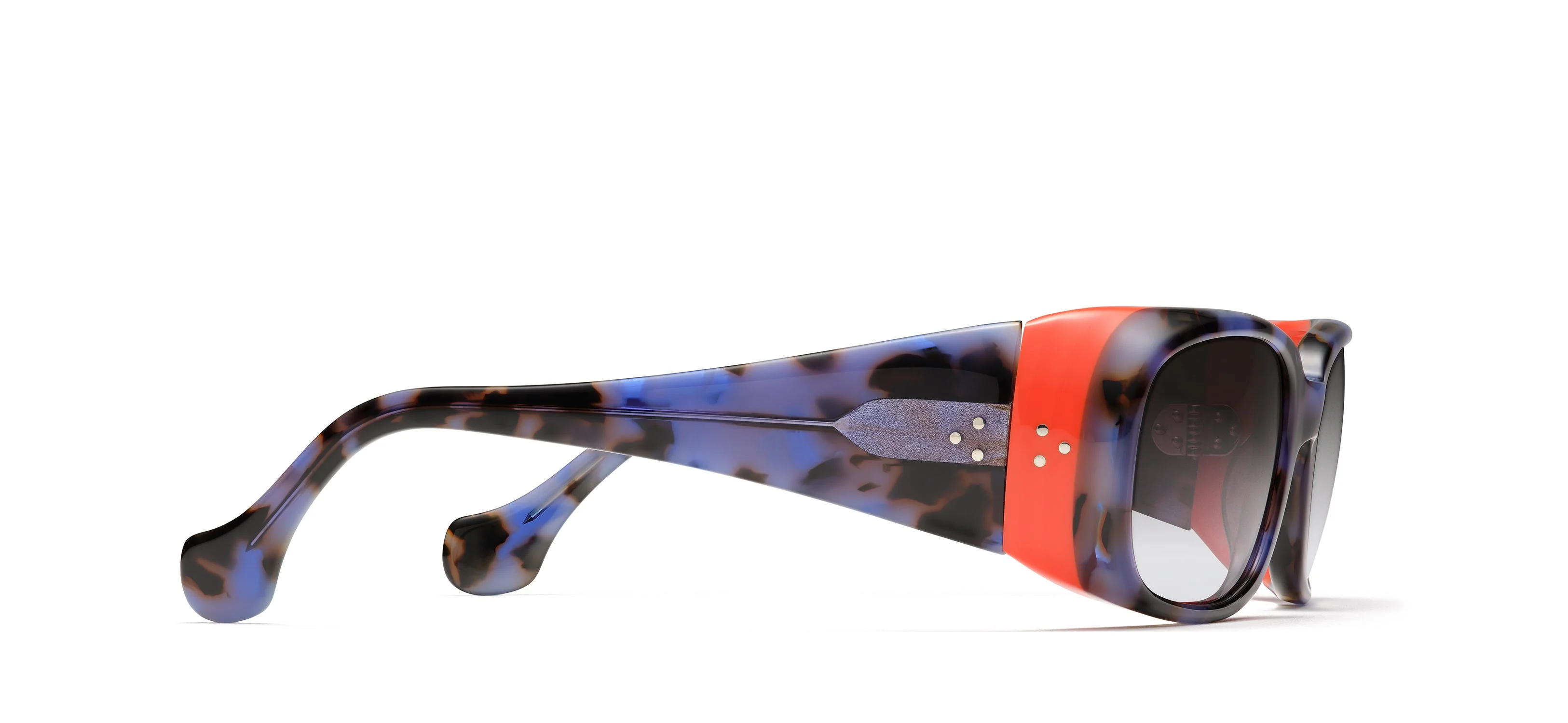Womens | Elektra Sunglasses | Blue Tortoise/Orange - Image 2