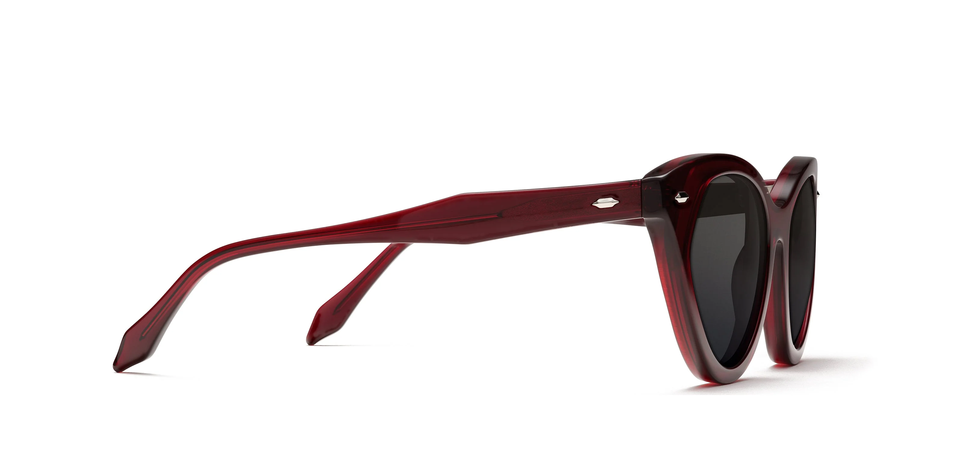 Womens | MA Piece Sunglasses 8 | Burgundy - Image 2