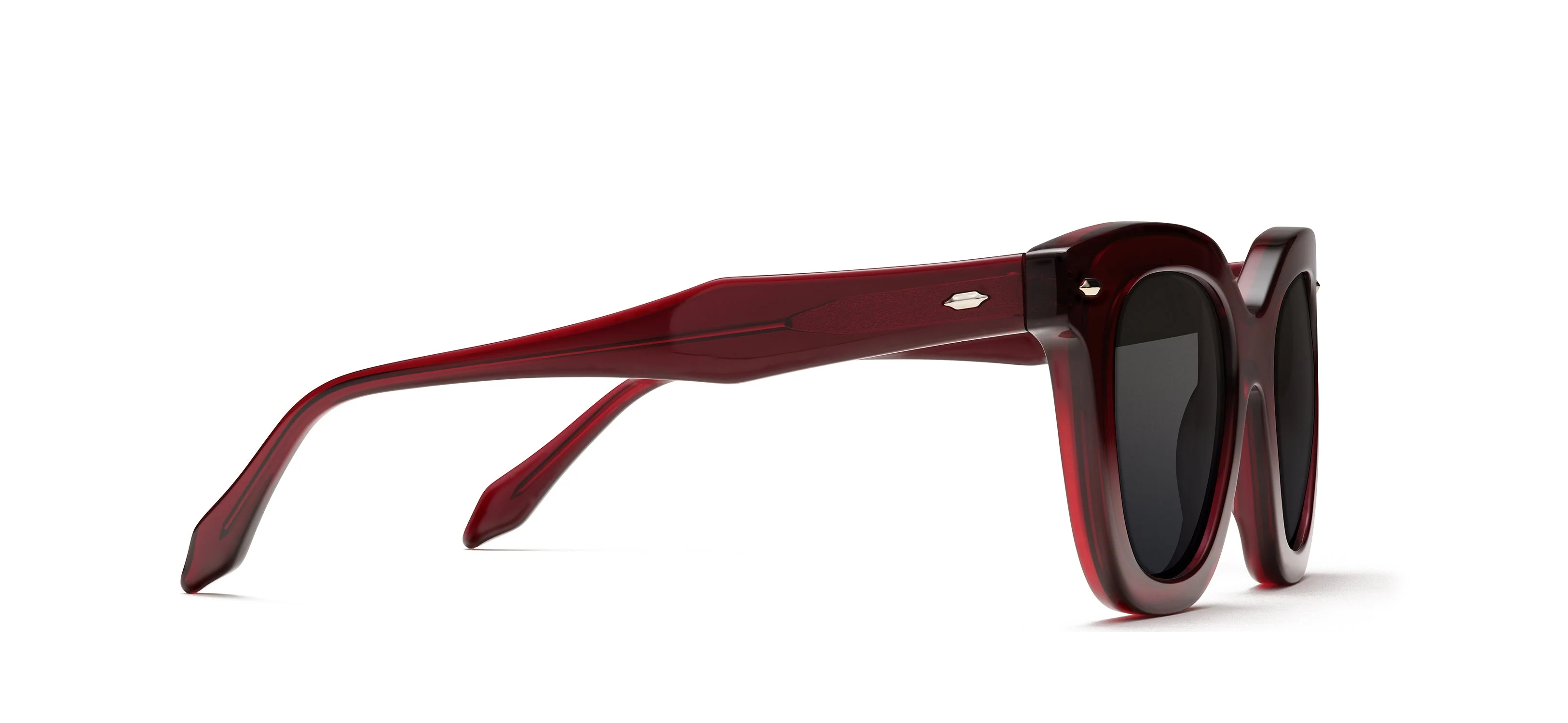 Womens | MA Piece Sunglasses 9 | Burgundy - Image 2