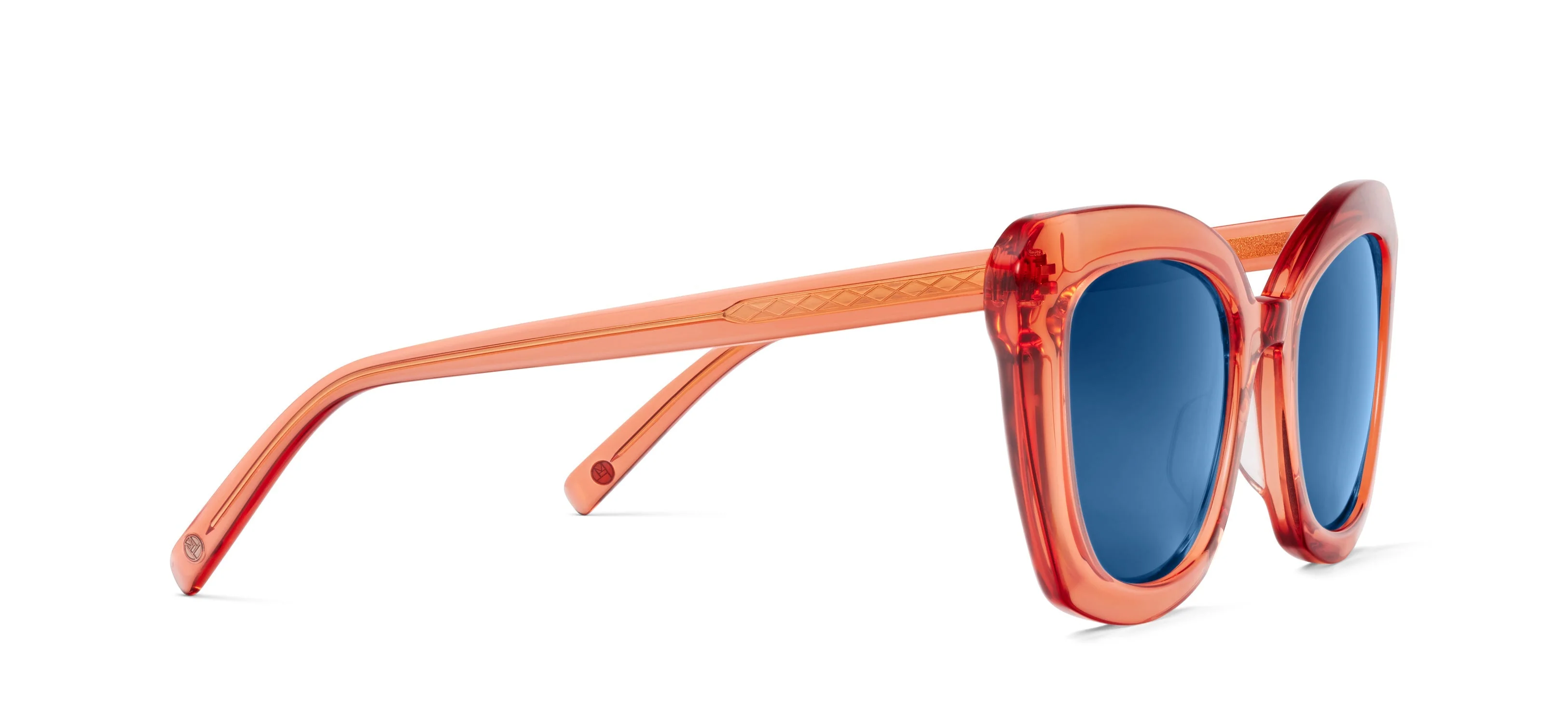 Womens | Marquise Sunglasses | Coral - Image 2