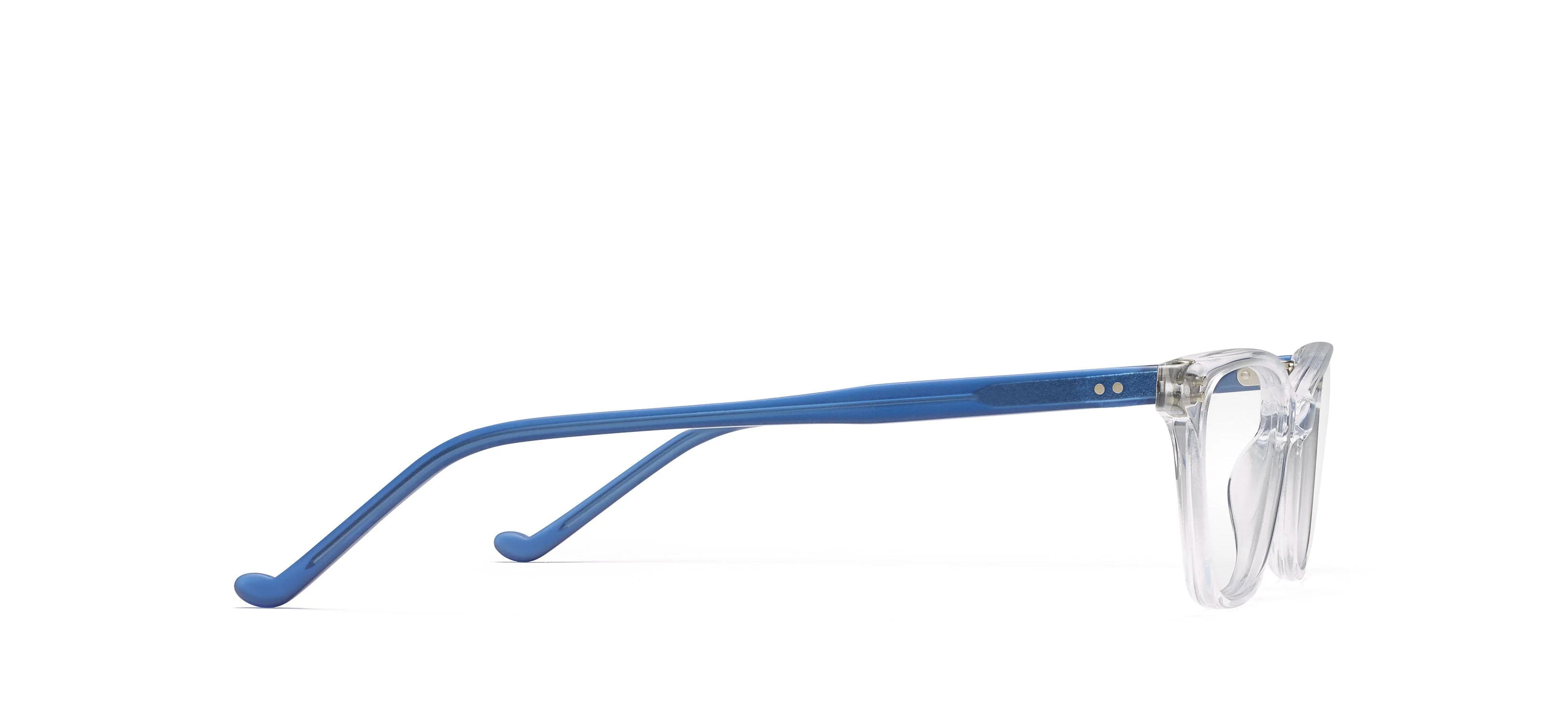 Womens | Mila Optical Glasses | Crystal/Blue Matte - Image 2