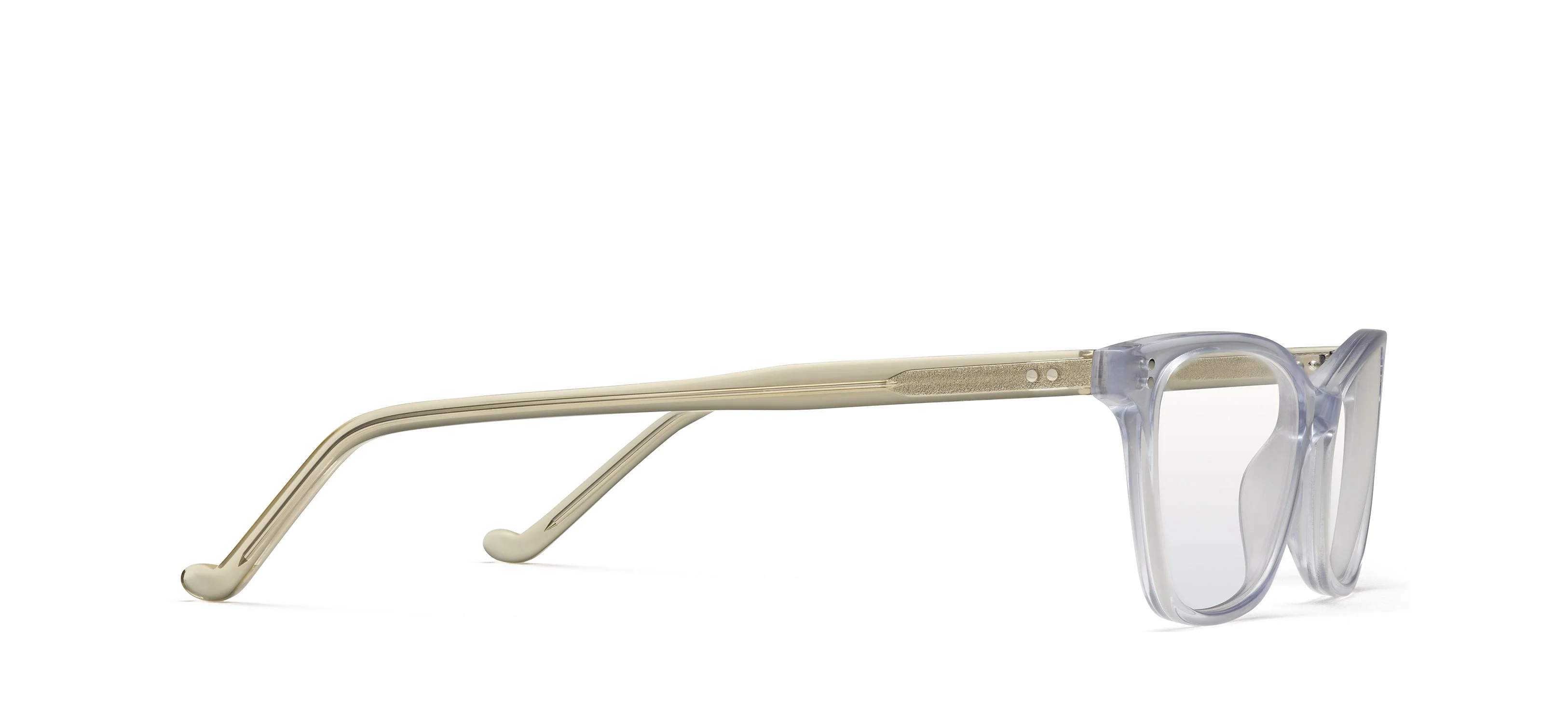 Womens | Mila Optical Glasses | Light Blue/Amber - Image 2