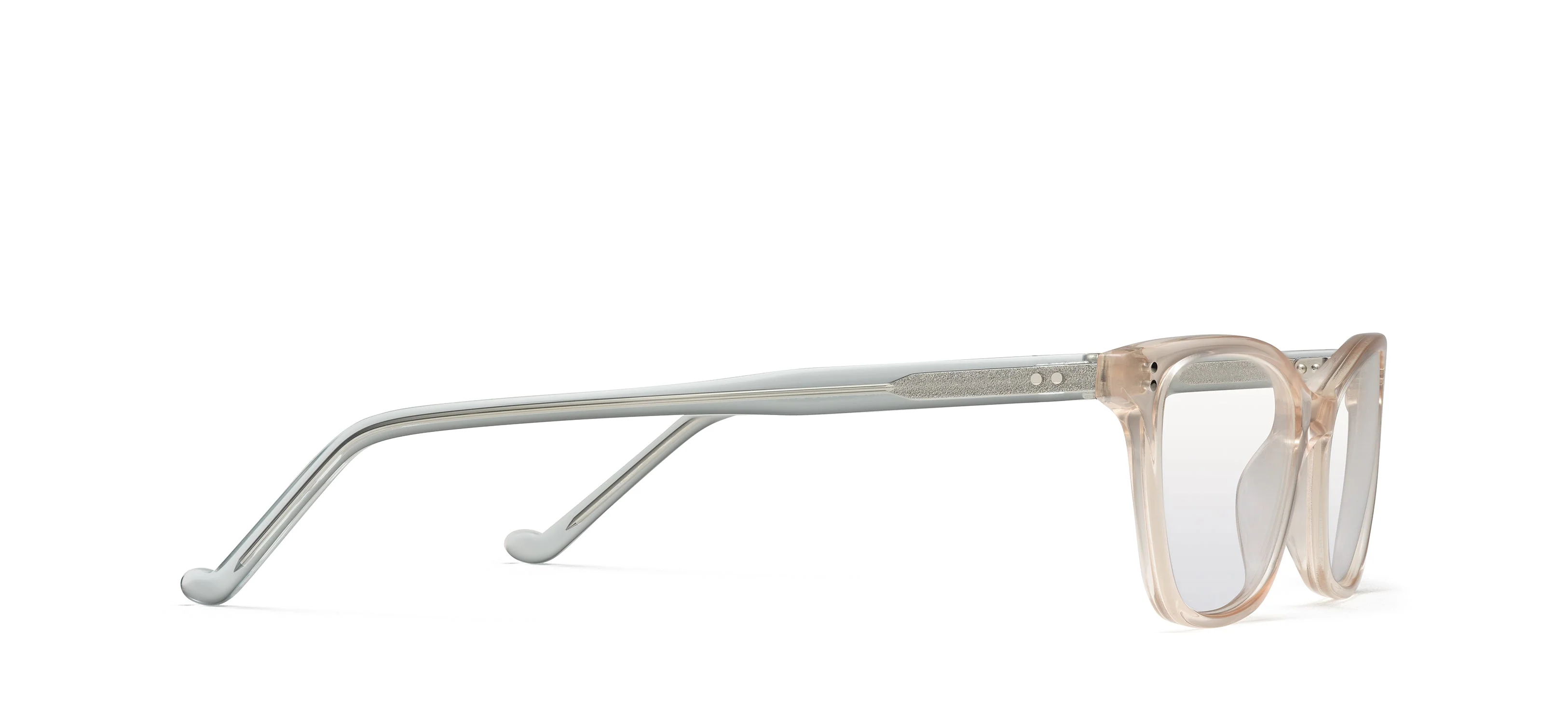 Womens | Mila Optical Glasses | Peach/Mint - Image 2