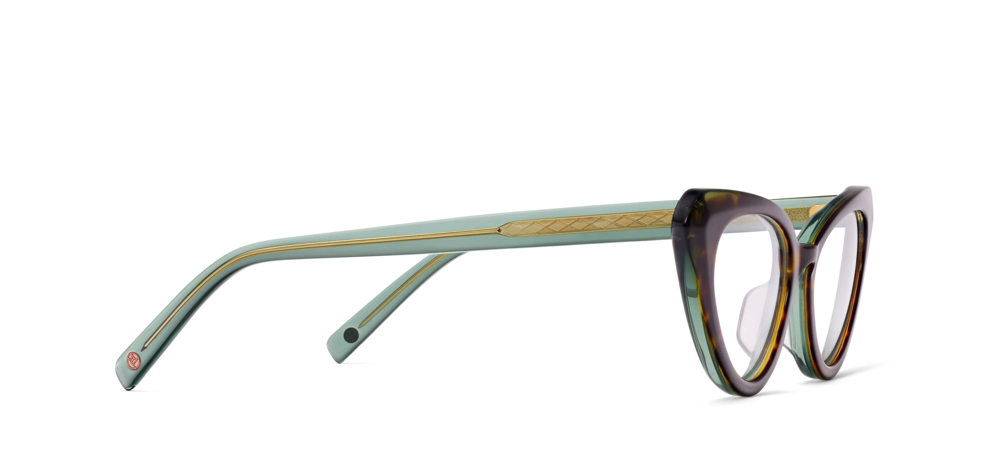 Womens | Radiant Optical Glasses | Tortoise/Green - Image 2
