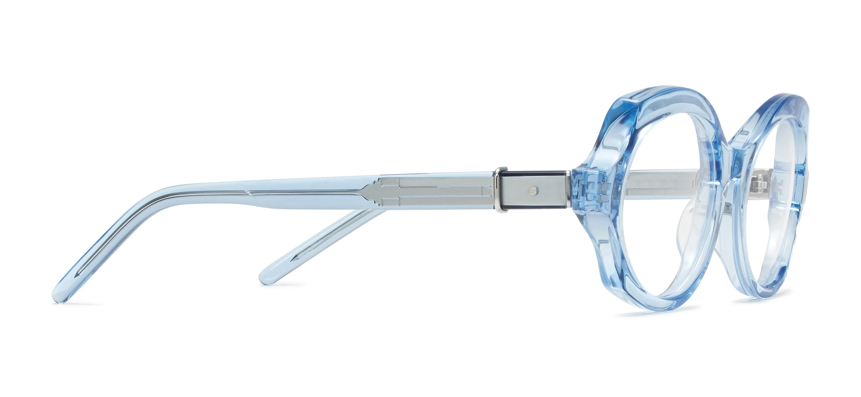Womens | RMNYC Optical Glasses 1046 | Light Blue Crystal - Image 2