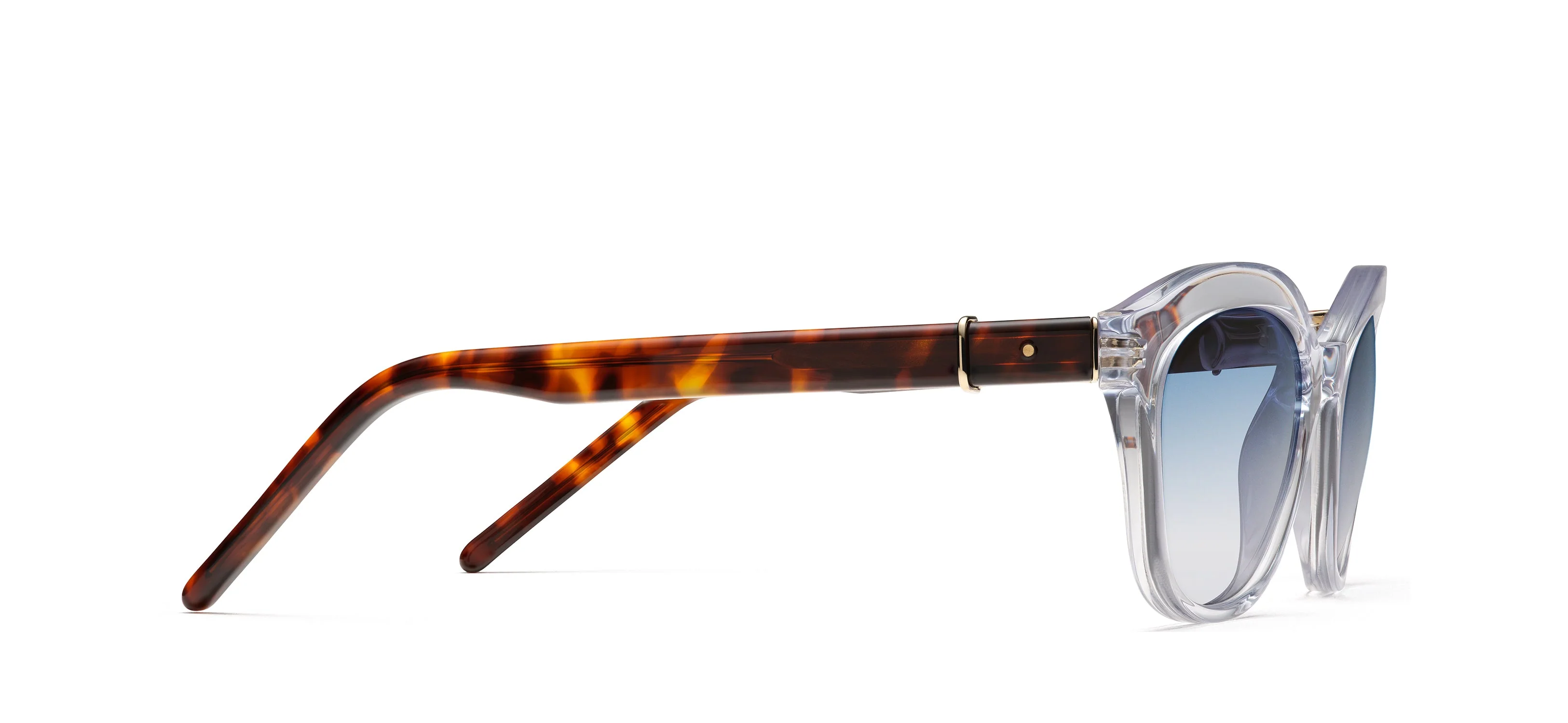 Womens | RMNYC Sunglasses 5012 | Sky/Walnut - Image 2
