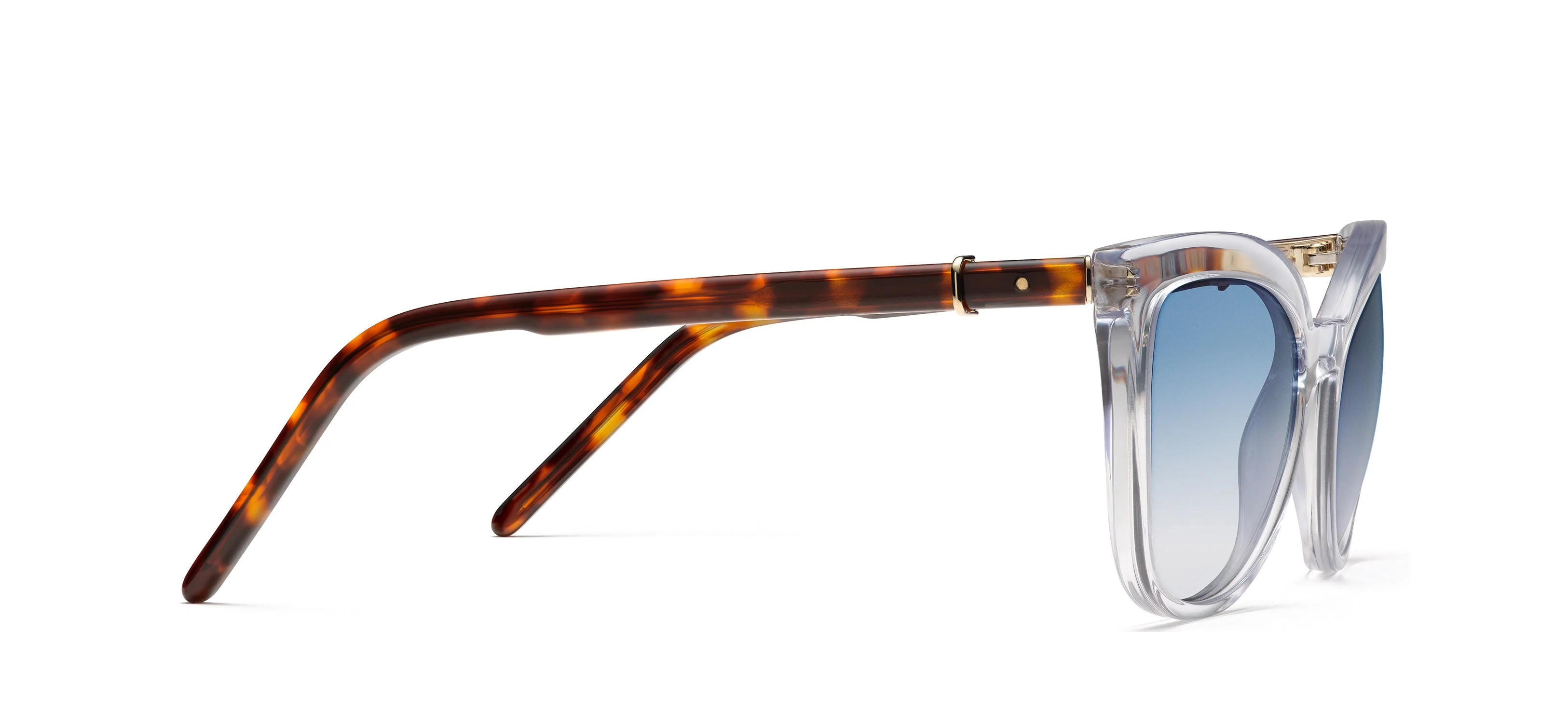 Womens | RMNYC Sunglasses 5013 | Sky/Walnut - Image 2