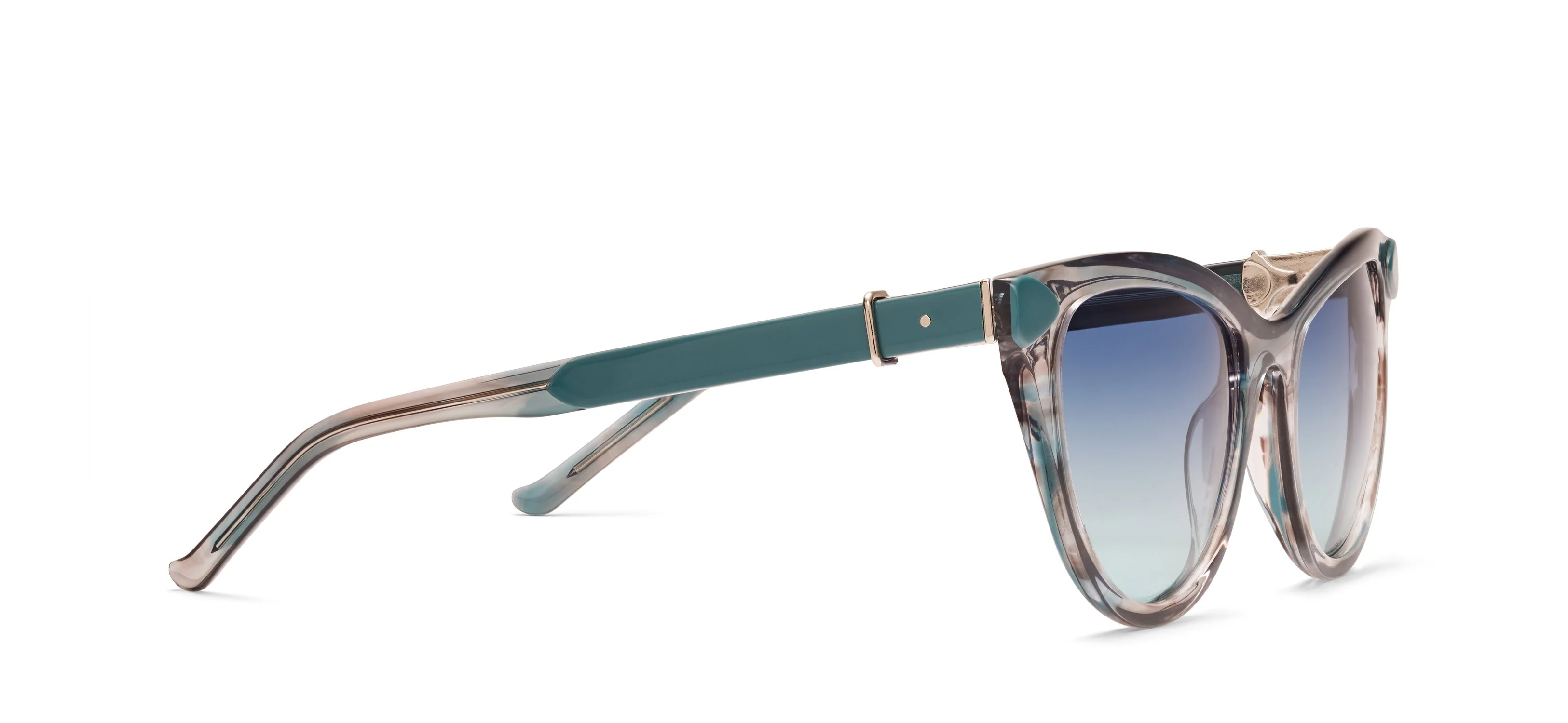 Womens | RMNYC Sunglasses 5028 | Teal Haze - Image 2