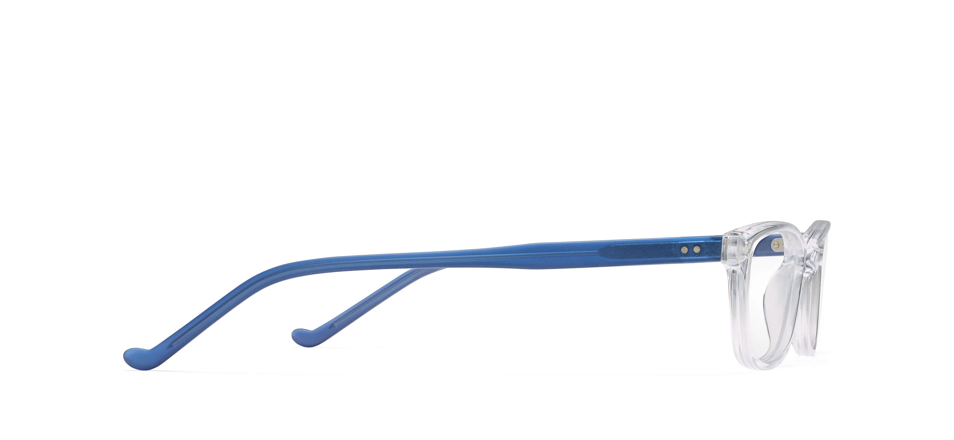 Womens | Uma Optical Glasses | Crystal/Blue Matte - Image 2