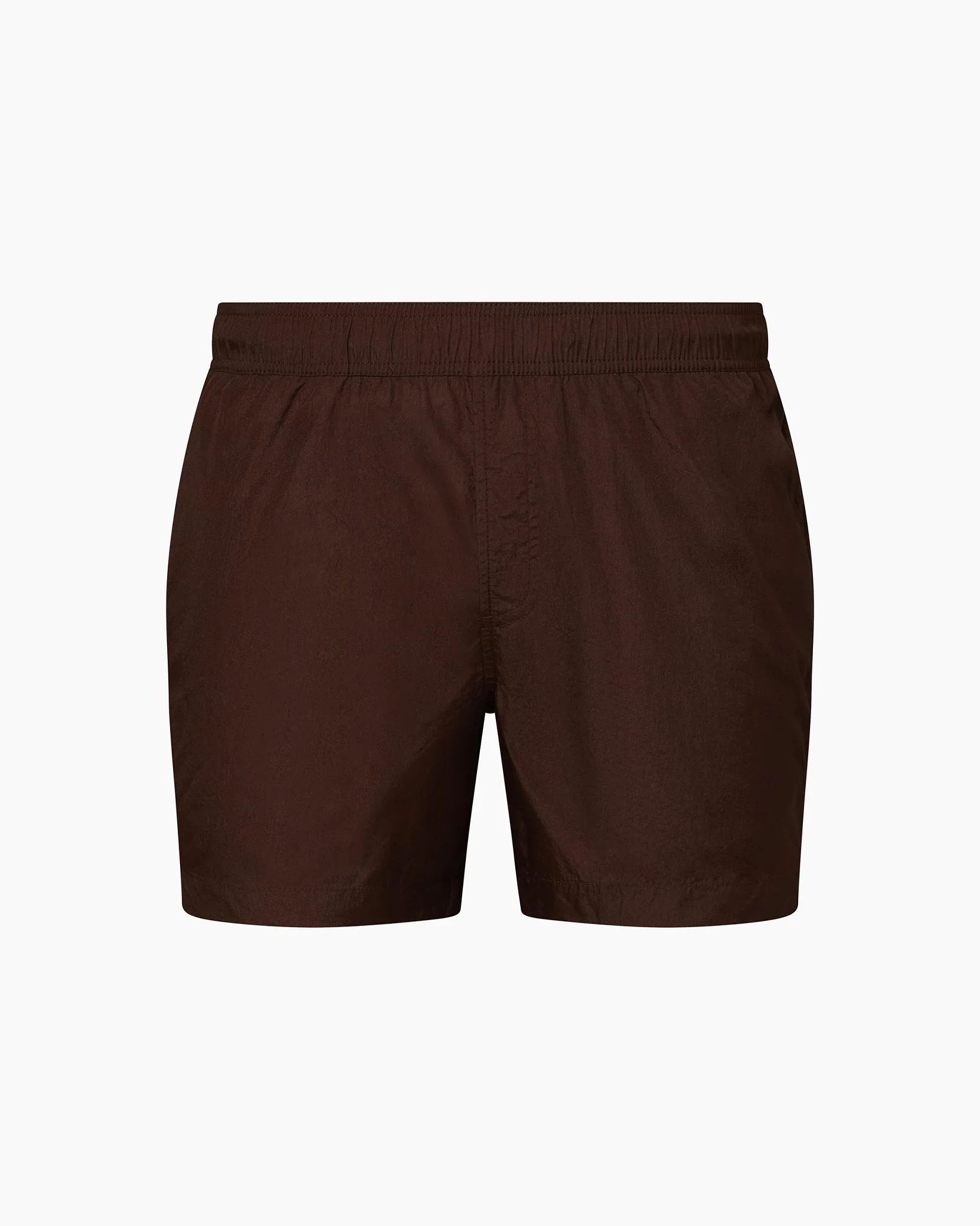 Mens | Nylon Crinkle 5" Swim Trunk | Chocolate - Image 2