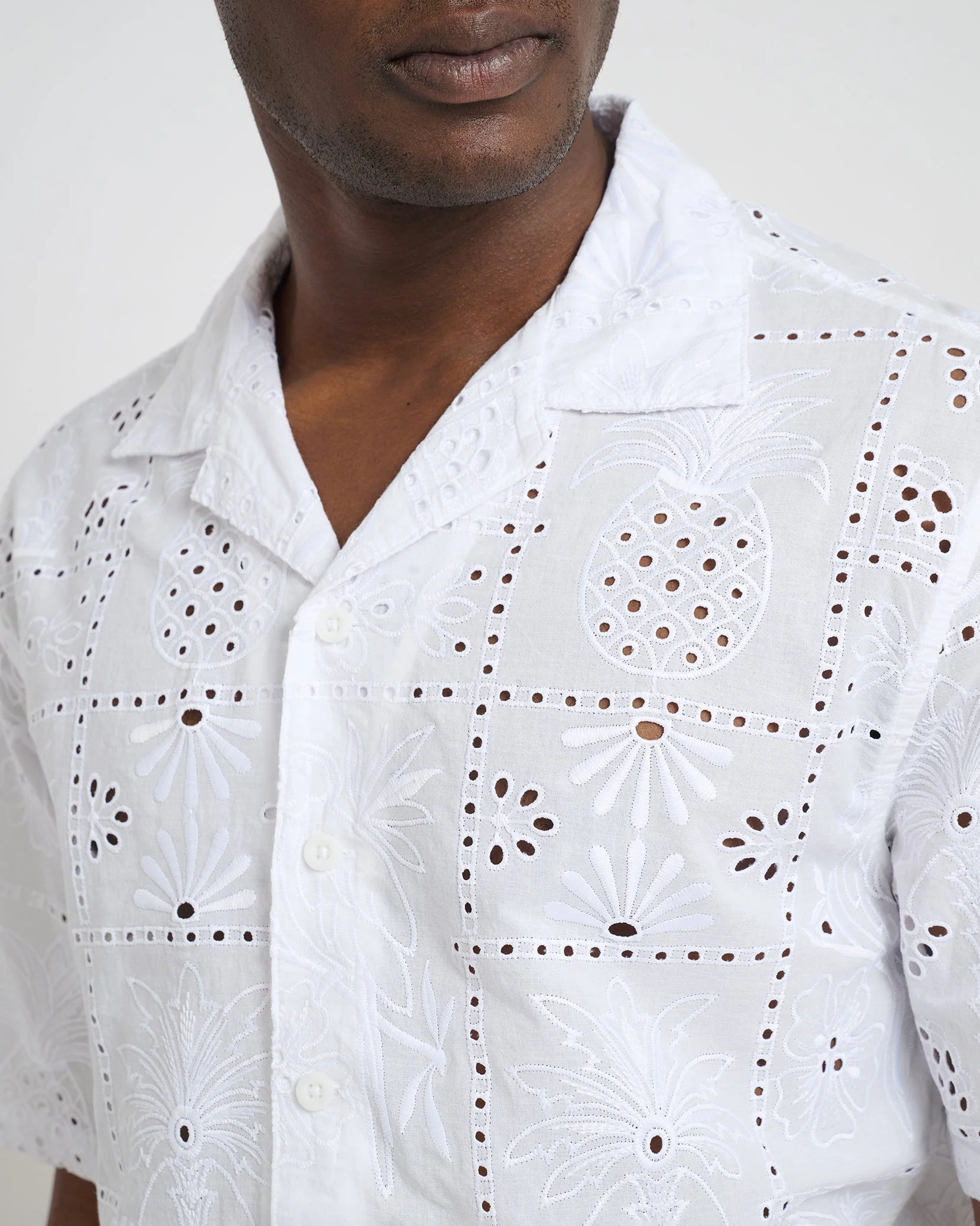 Mens | Oversized Vacation Shirt | White - Image 2