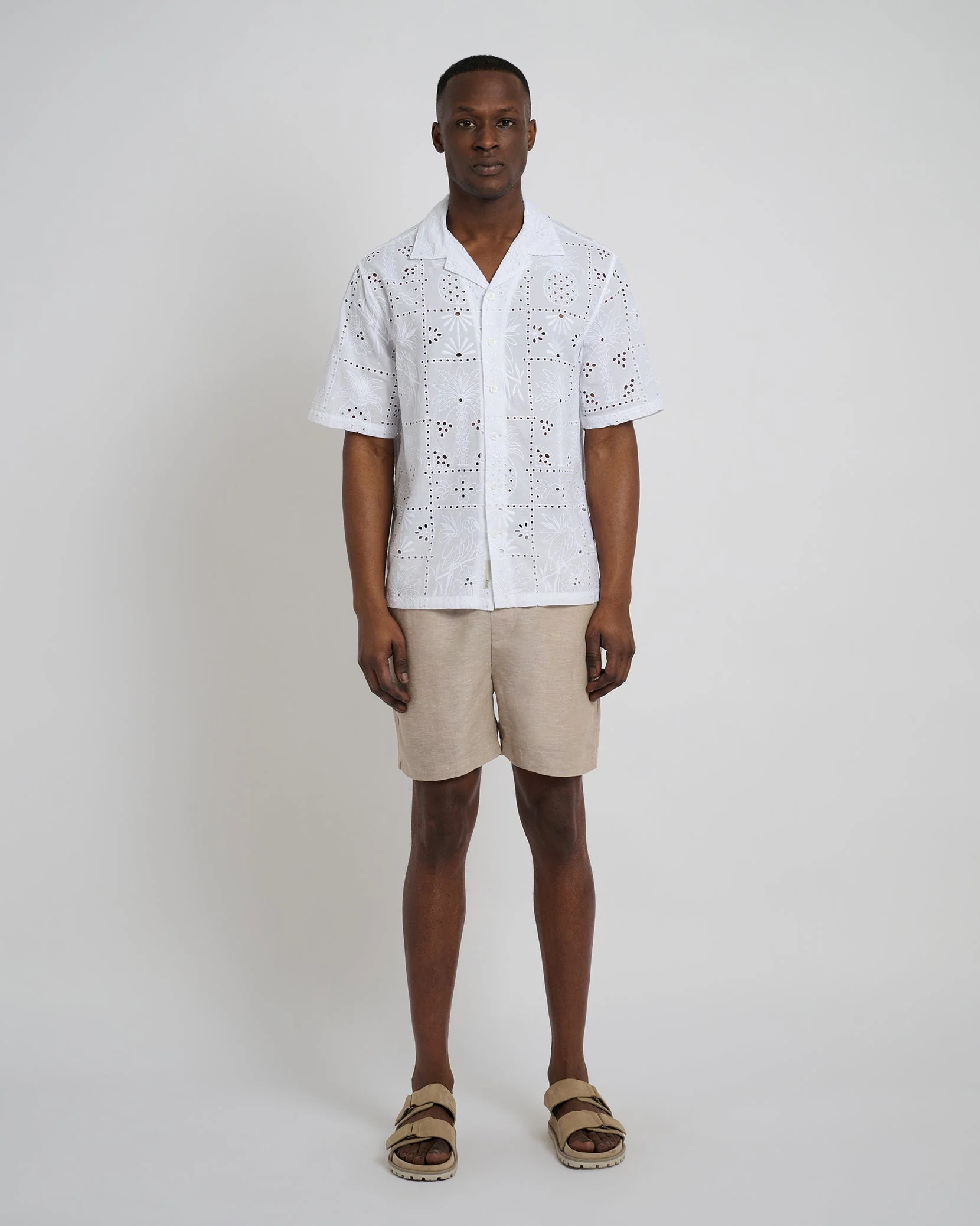 Mens | Oversized Vacation Shirt | White - Image 4