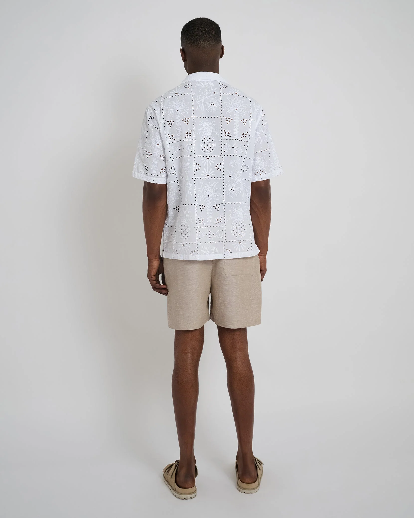 Mens | Oversized Vacation Shirt | White - Image 5