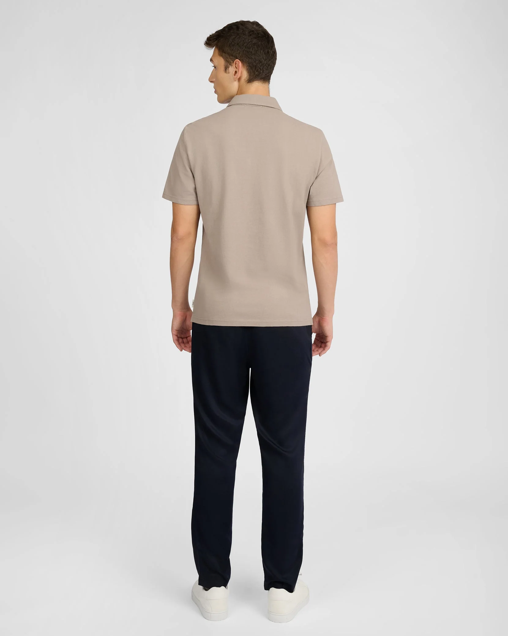 Mens | Short Sleeve Pique Polo | Cashew - Image 5