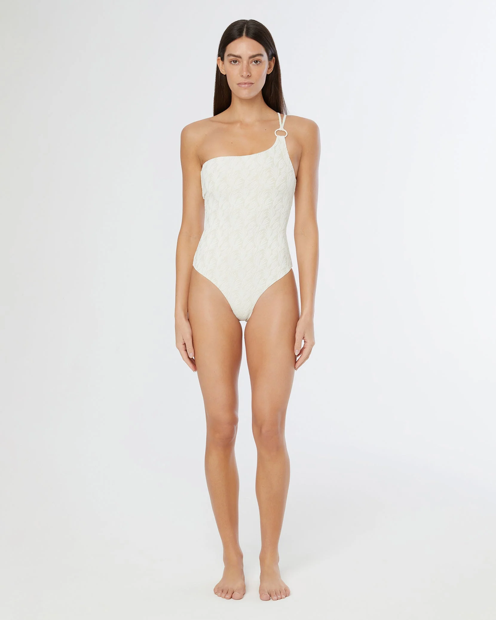 Womens | Sloane One Piece | White/Gold - Image 3