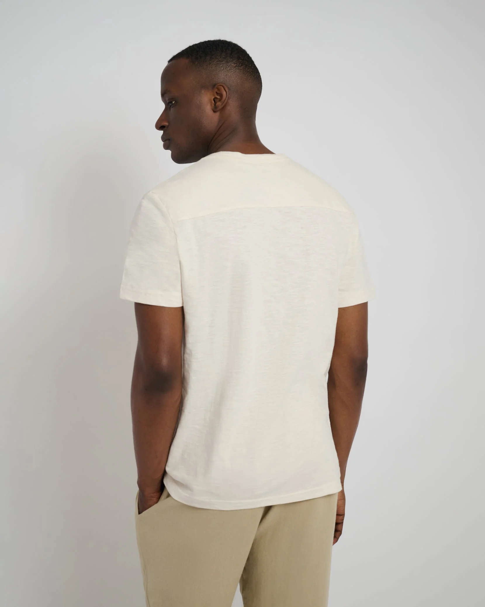 Mens | Slub Tee | Stone - Image 5