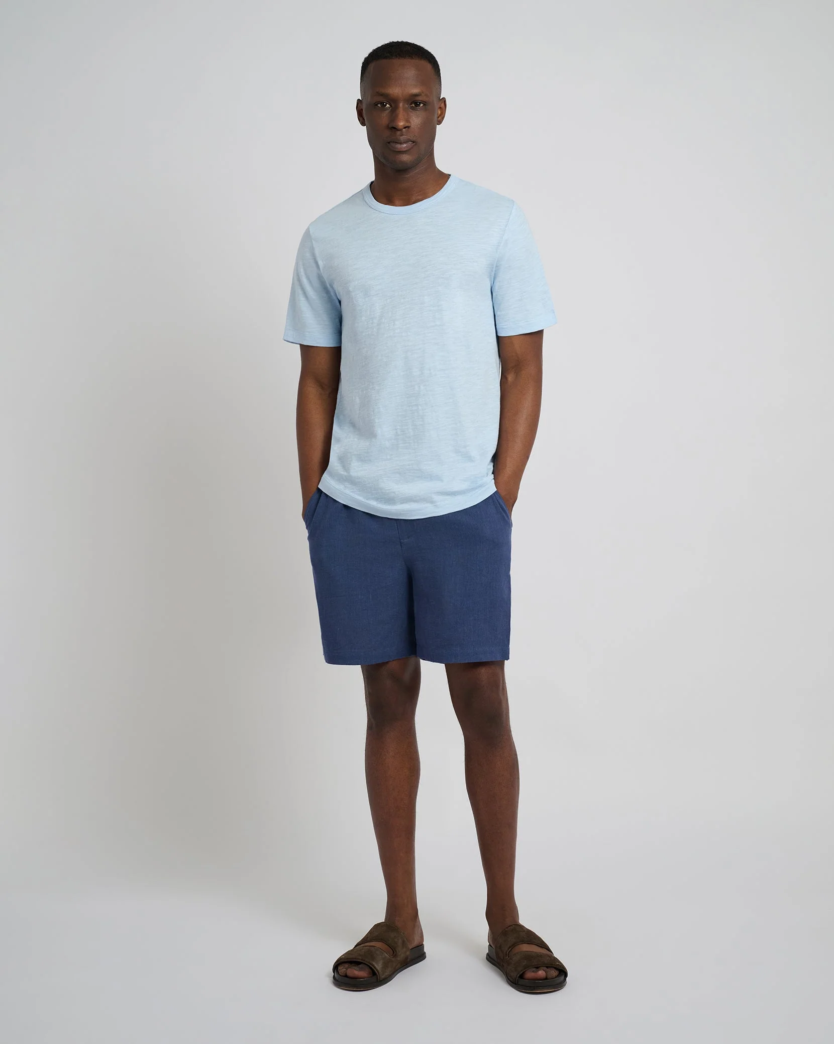 Mens | Slub Tee | Ballad Blue - Image 3