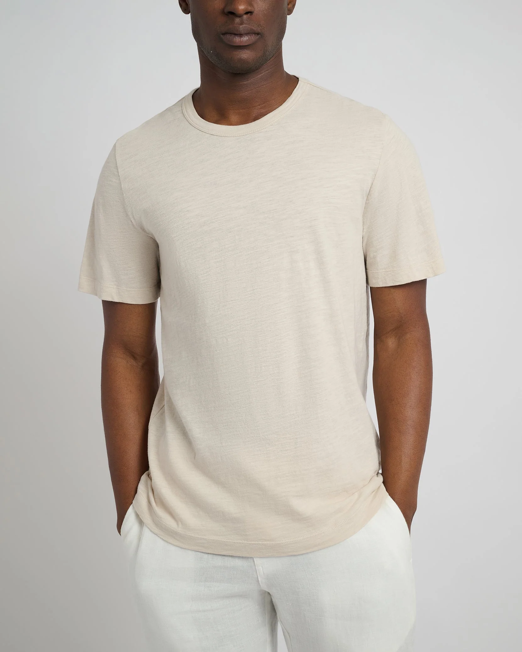 Mens | Slub Tee | Oat - Image 2