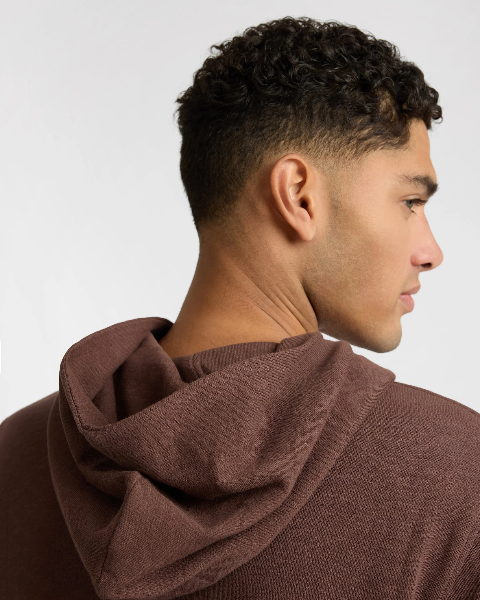 Mens | Slub Terry Hoodie | Java - Image 3