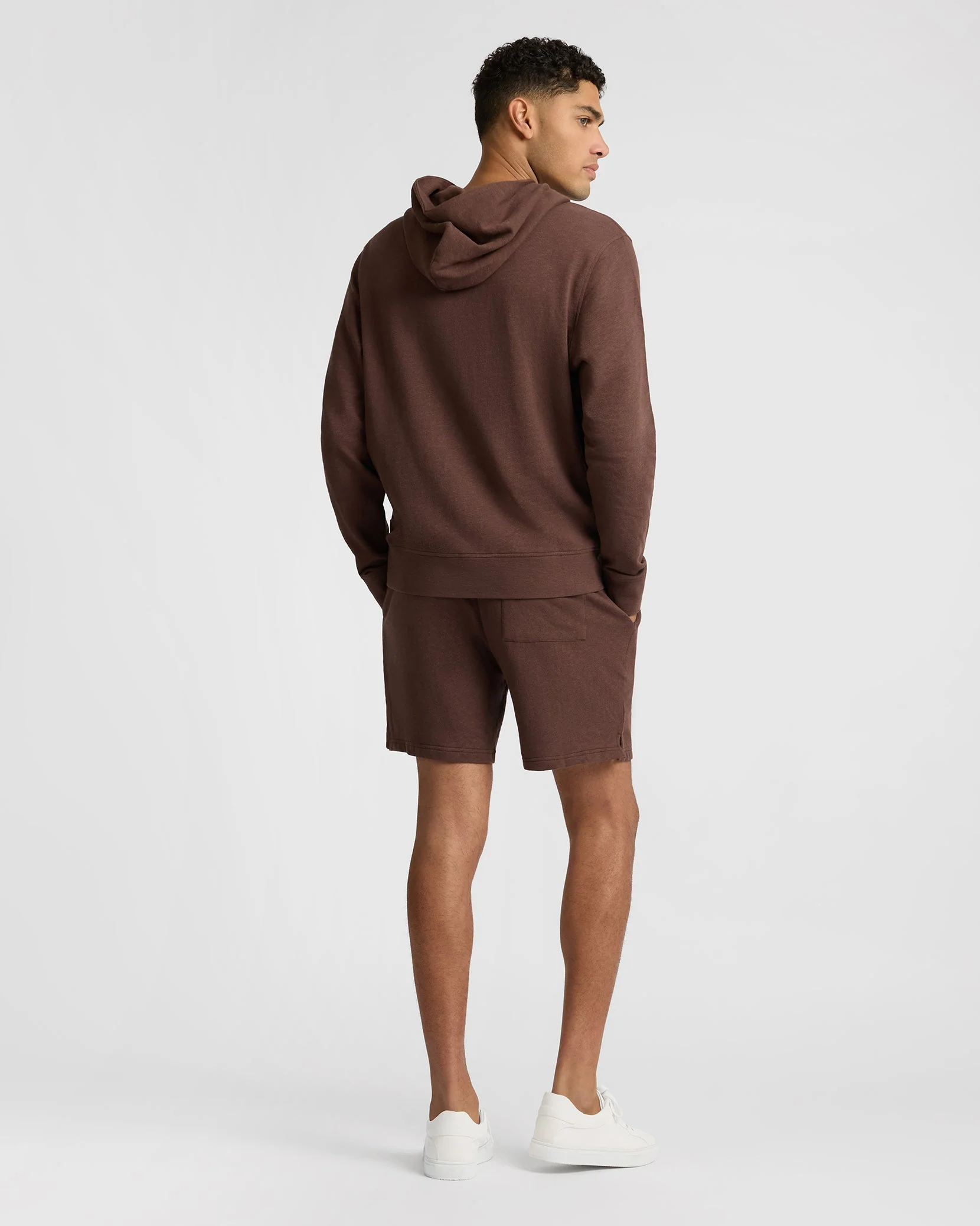 Mens | Slub Terry Hoodie | Java - Image 7