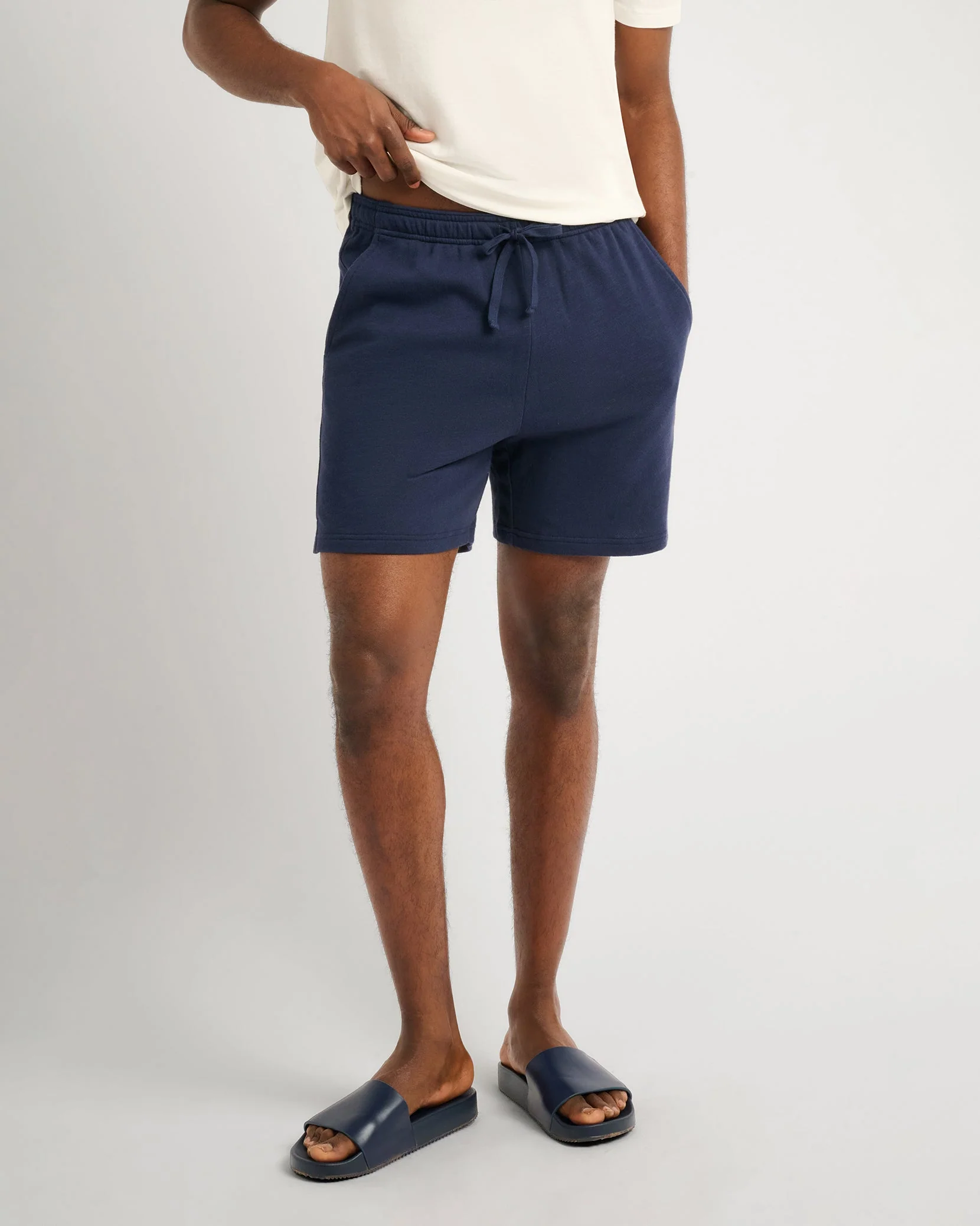 Mens | Slub Terry 6" Short | Deep Navy - Image 2