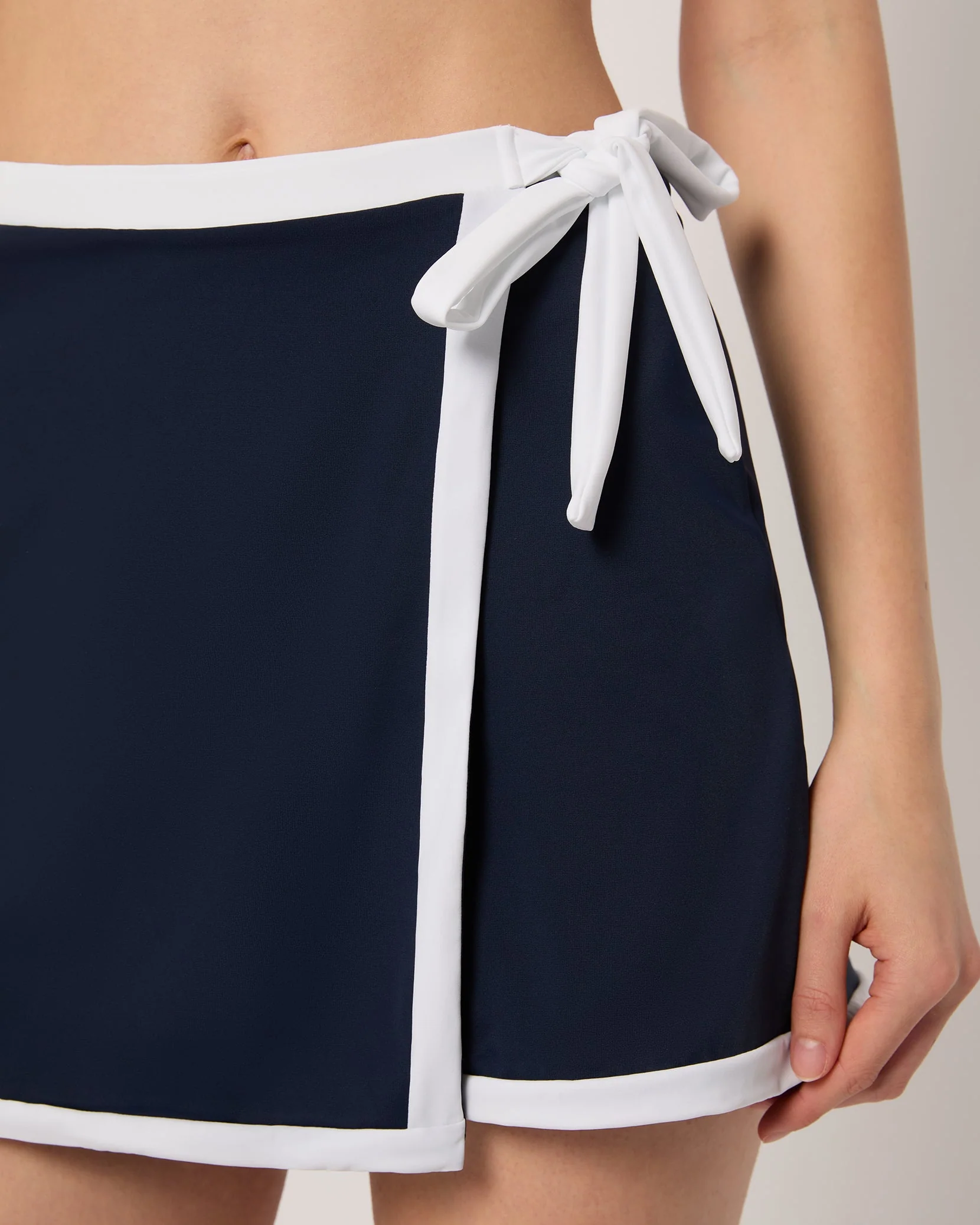 Womens | Stella Skirt | Deep Navy/White - Image 4