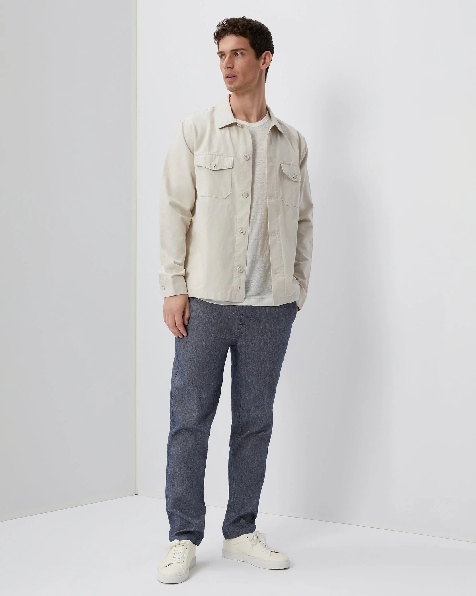 Mens | Stretch Canvas Traveler Pant | Deep Navy - Image 3