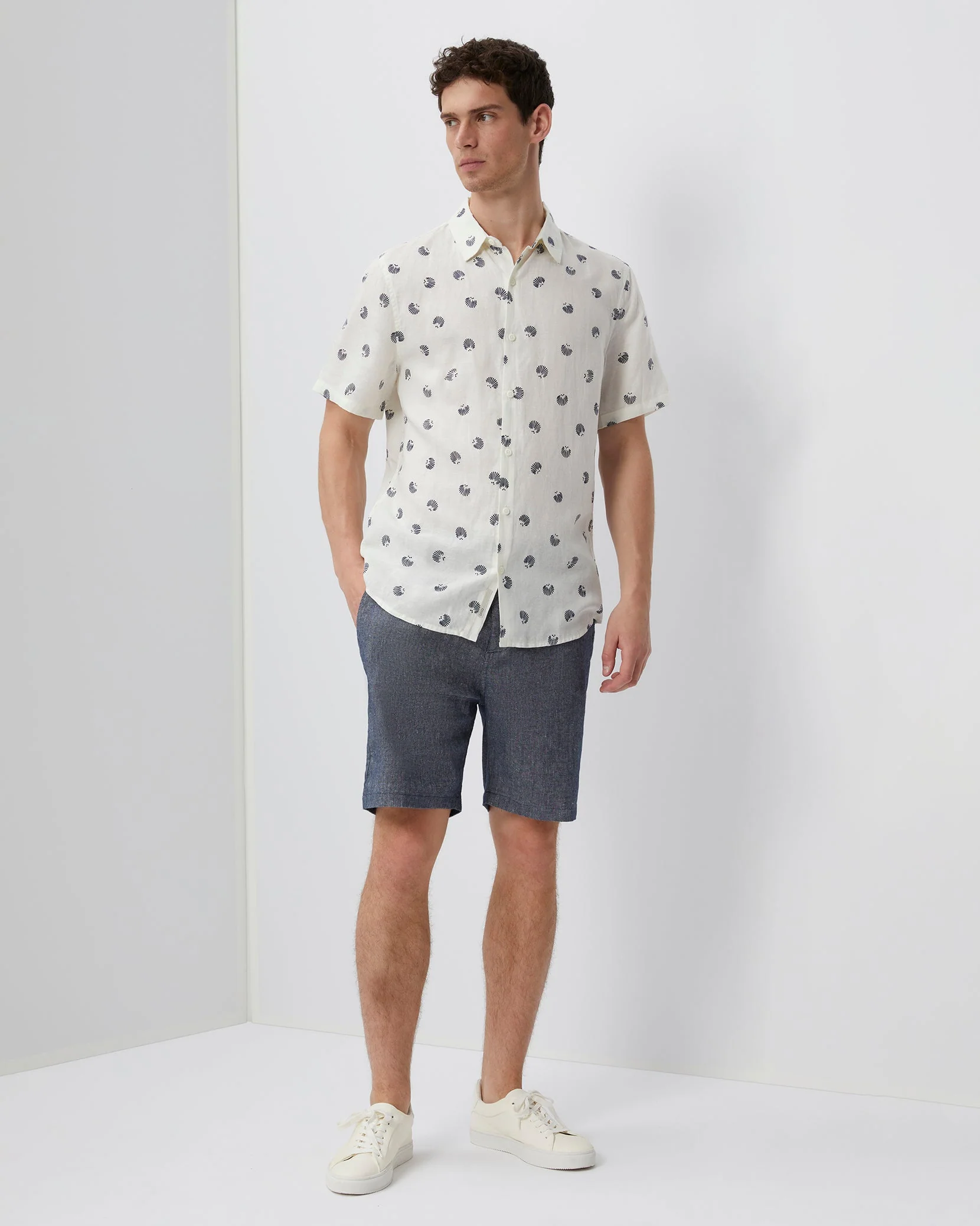 Mens | Stretch Canvas Traveler Short | Deep Navy - Image 3