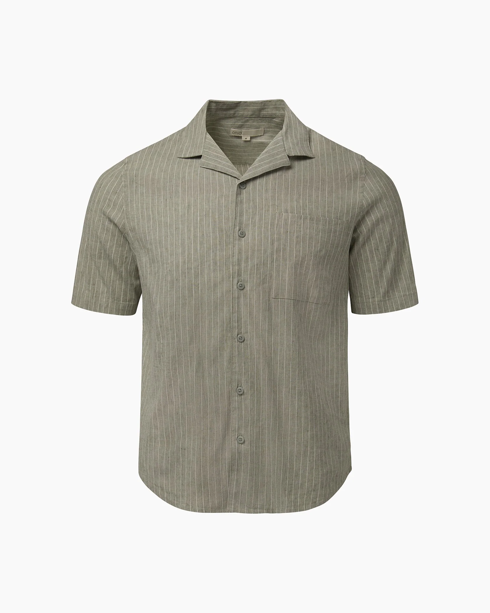Mens | Stretch Yarn Dyed Vacation Shirt | Sage - Image 2