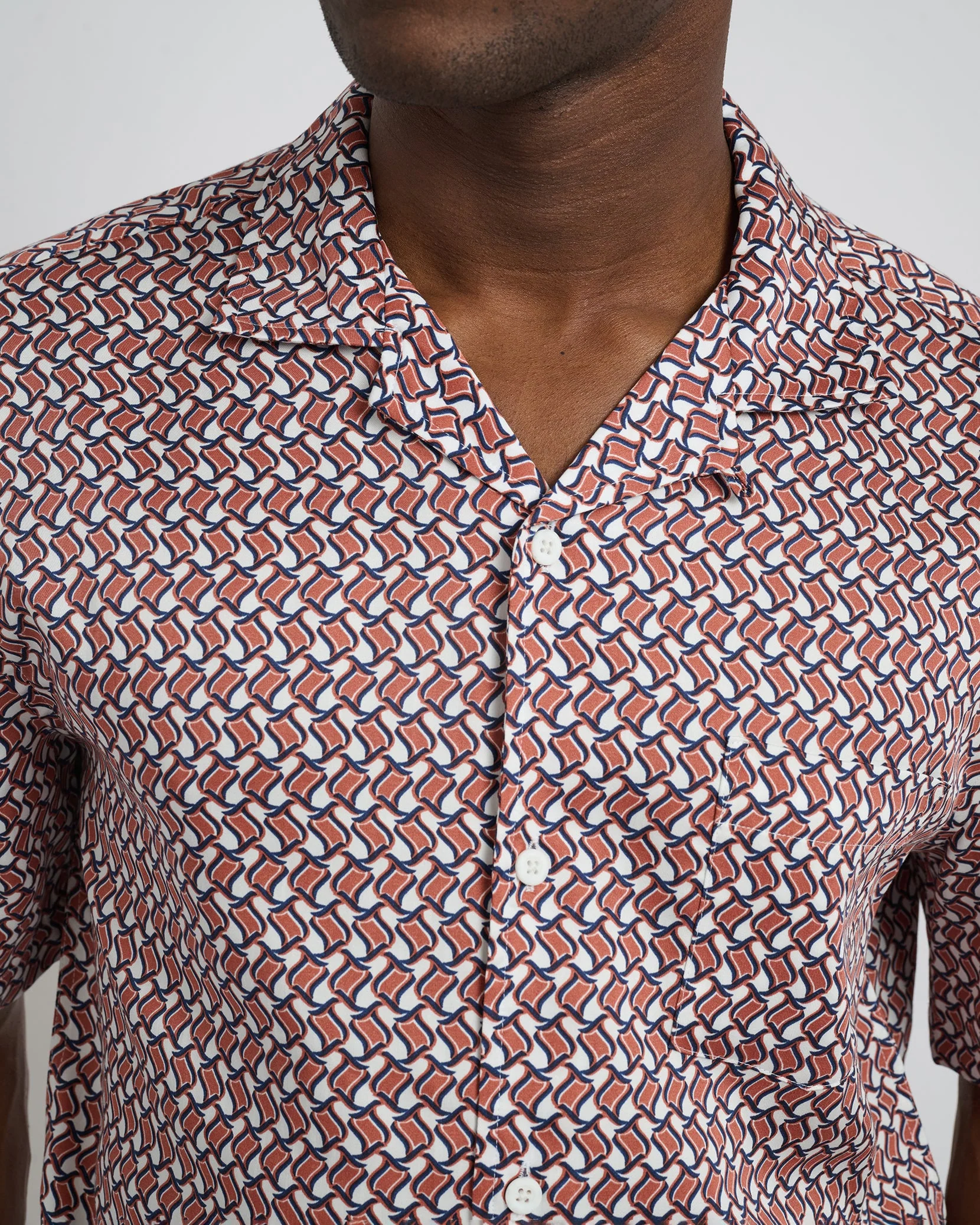 Mens | Tencel Vacation Shirt | Picante - Image 2