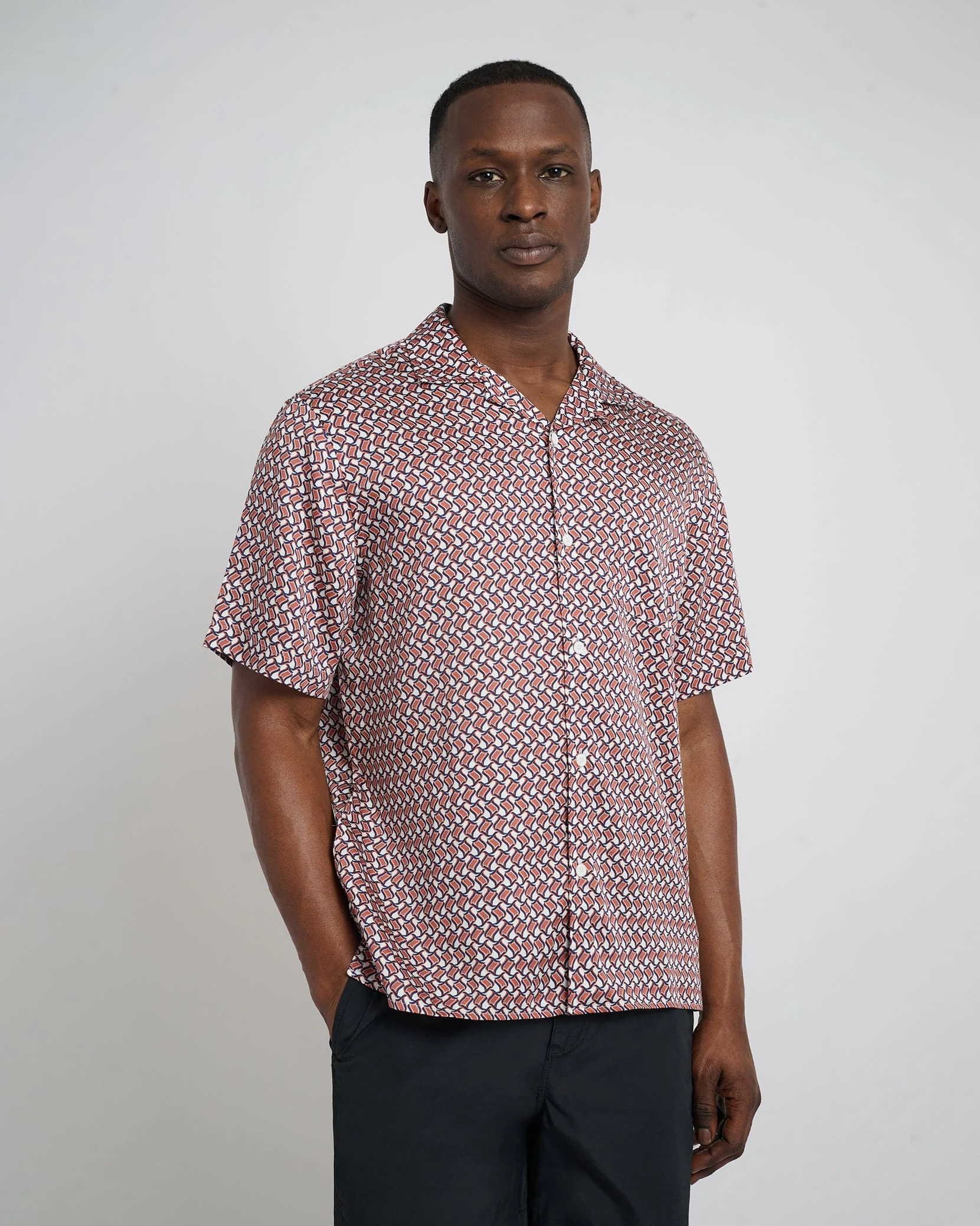 Mens | Tencel Vacation Shirt | Picante - Image 3