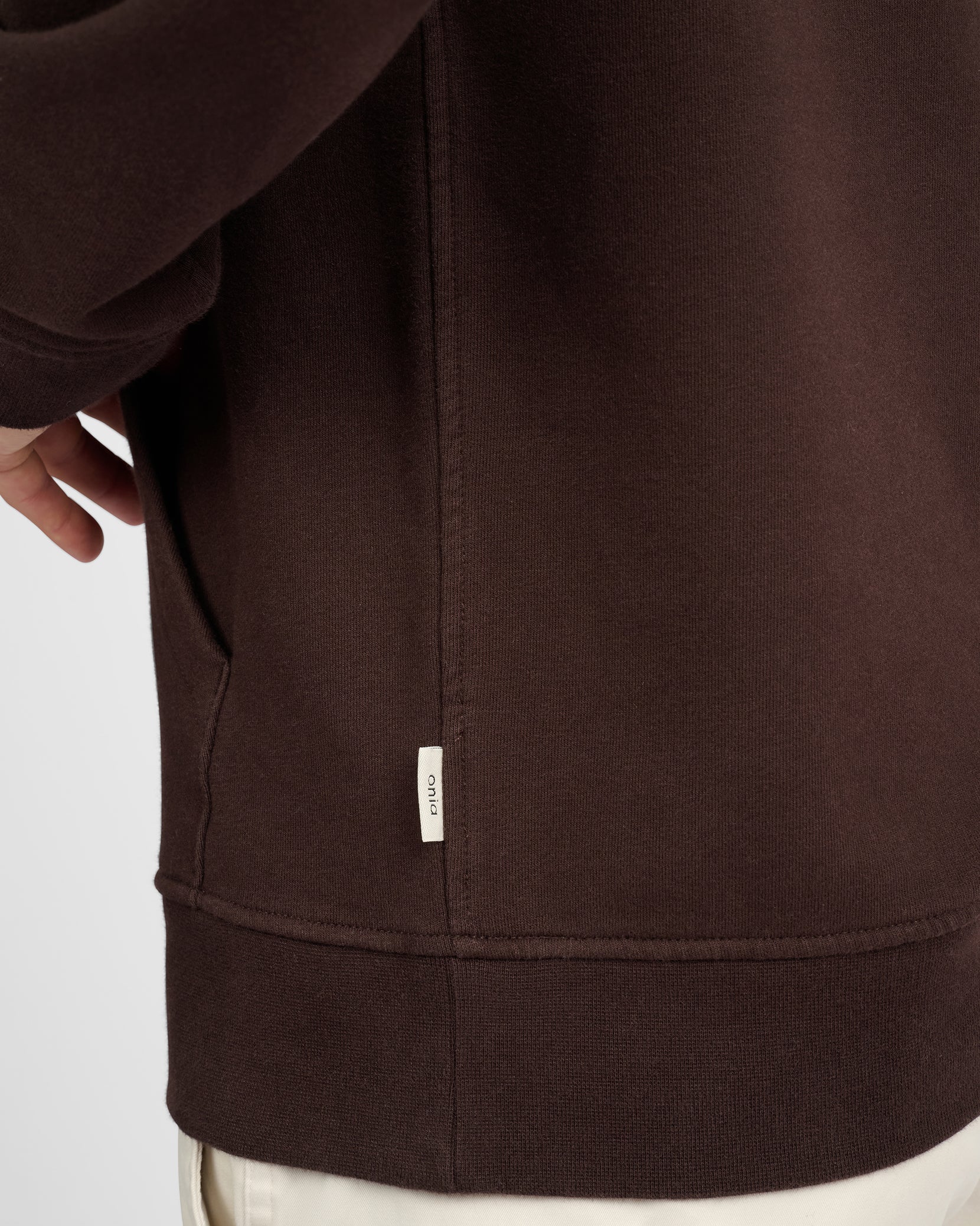 Mens | Stretch Terry Pullover Hoodie | Dark Java - Image 4