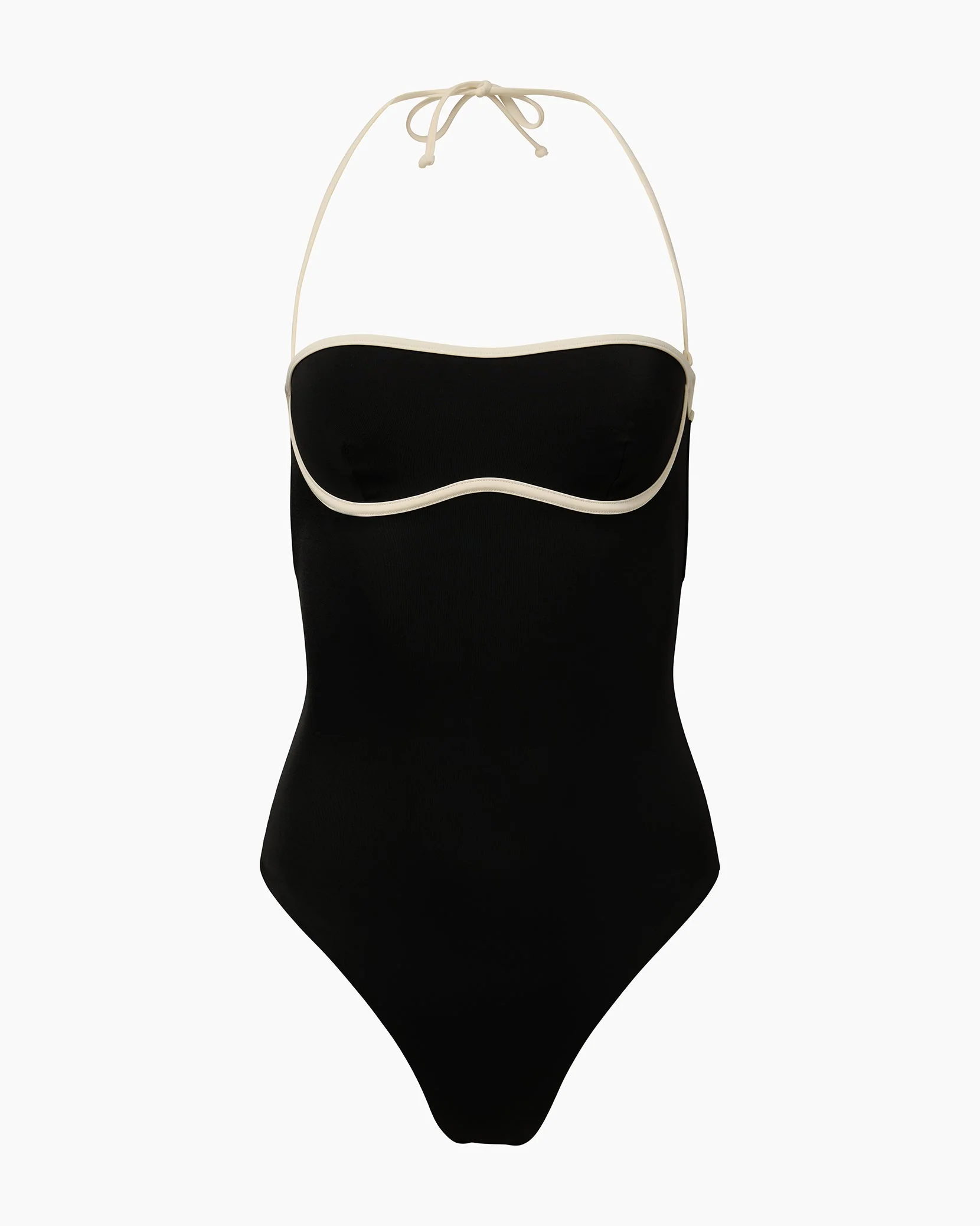 Womens | Thea One Piece | Black/Egret - Image 2