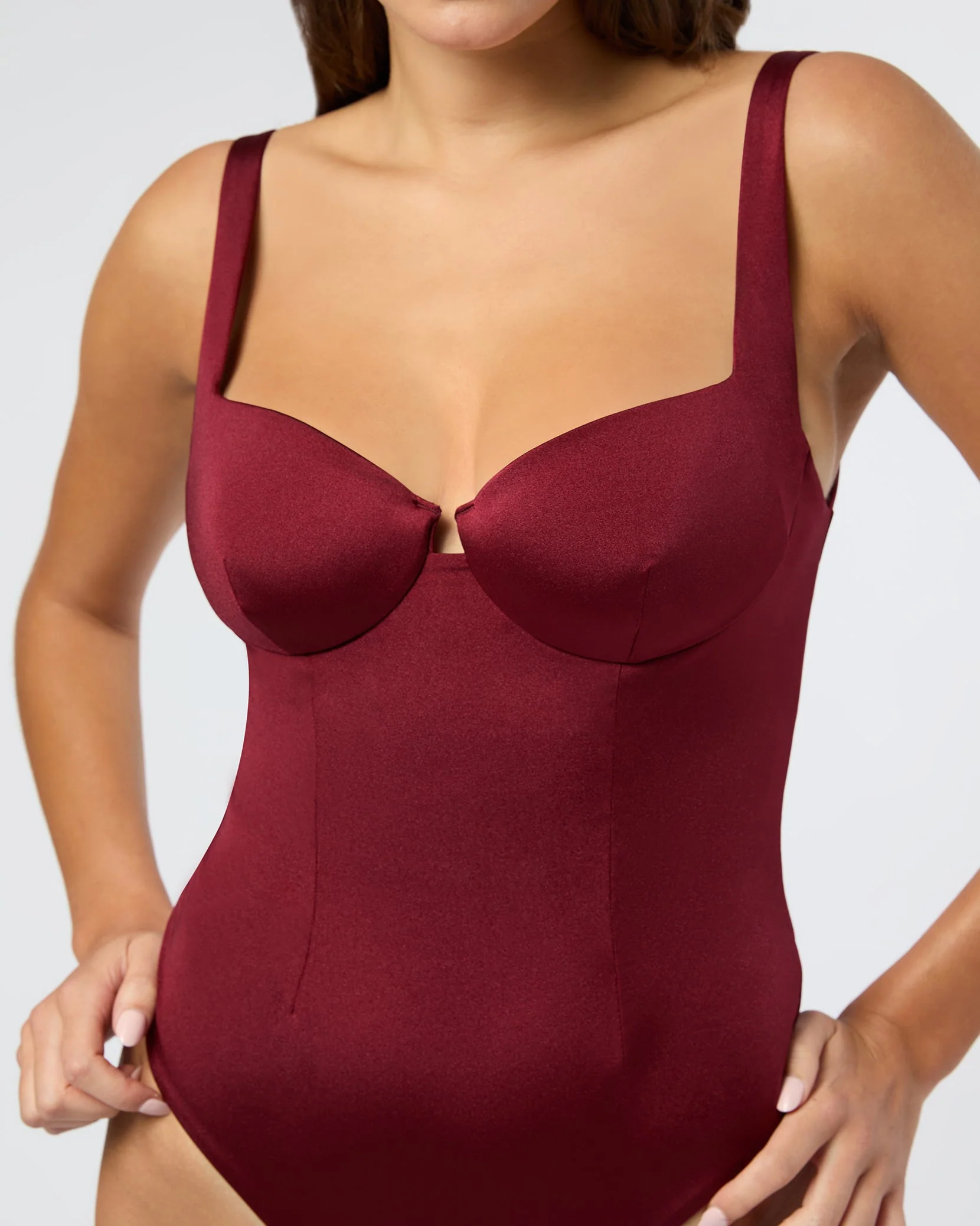 Womens | Vida One Piece | Pomegranate - Image 4