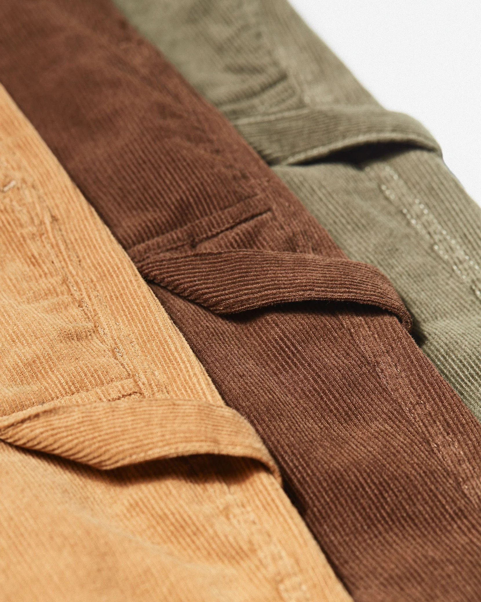 Womens | Wide Leg Corduroy Carpenter Pant | Dusty-Olive - Image 7