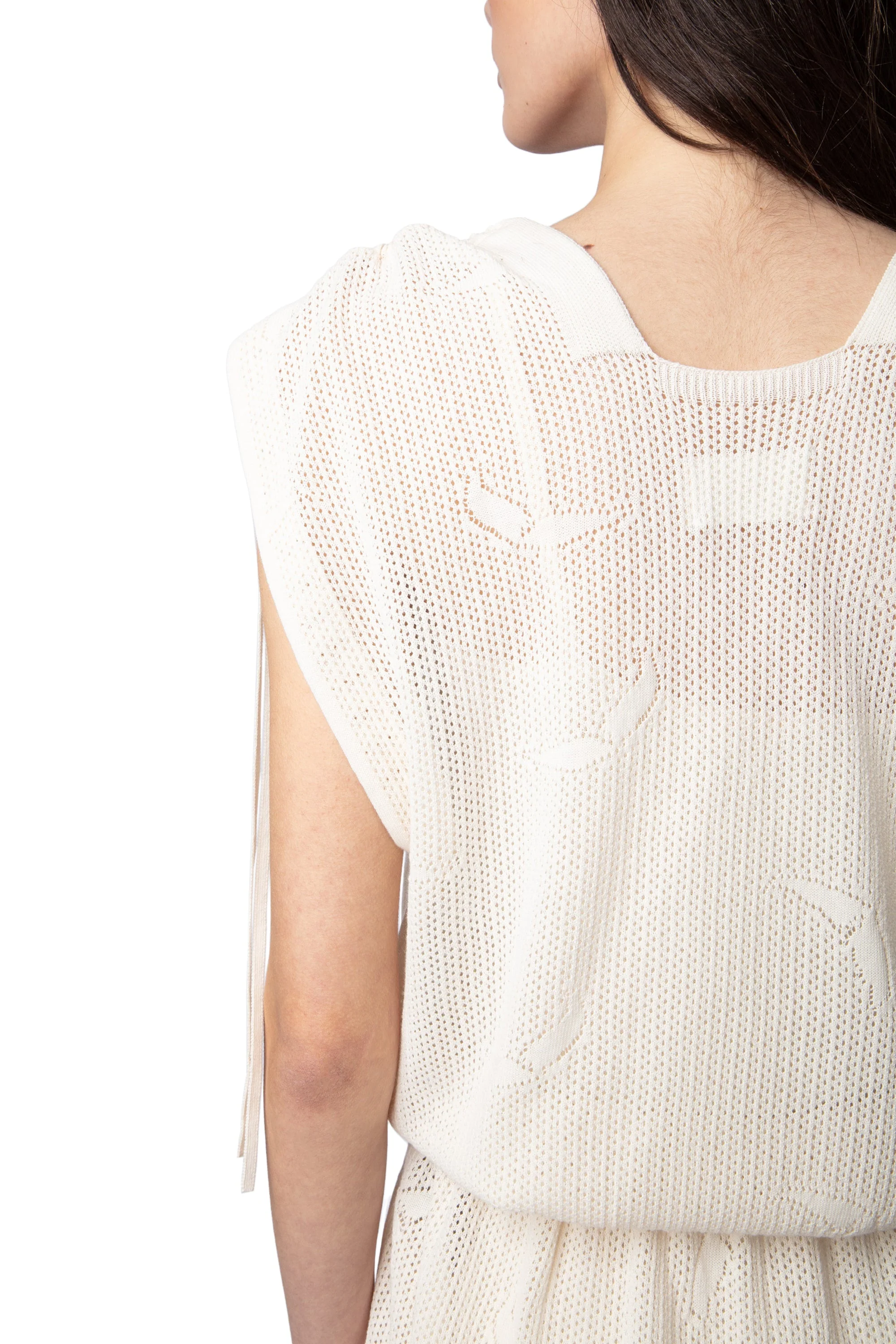 Alanis CO Dentelle Dress | Ecru - Image 5