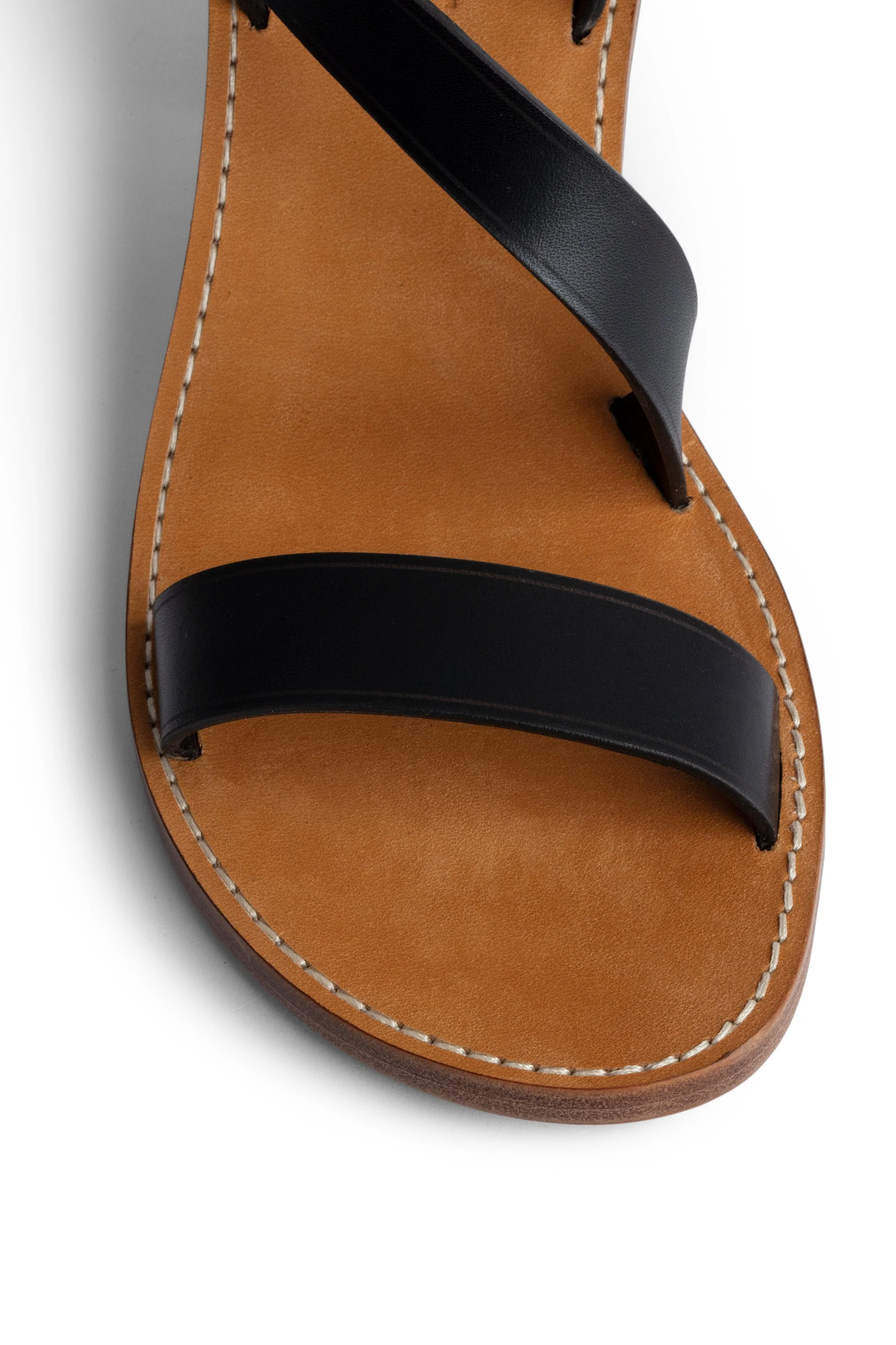 Cecilia Caprese Leather Heeled Sandal | Black - Image 5