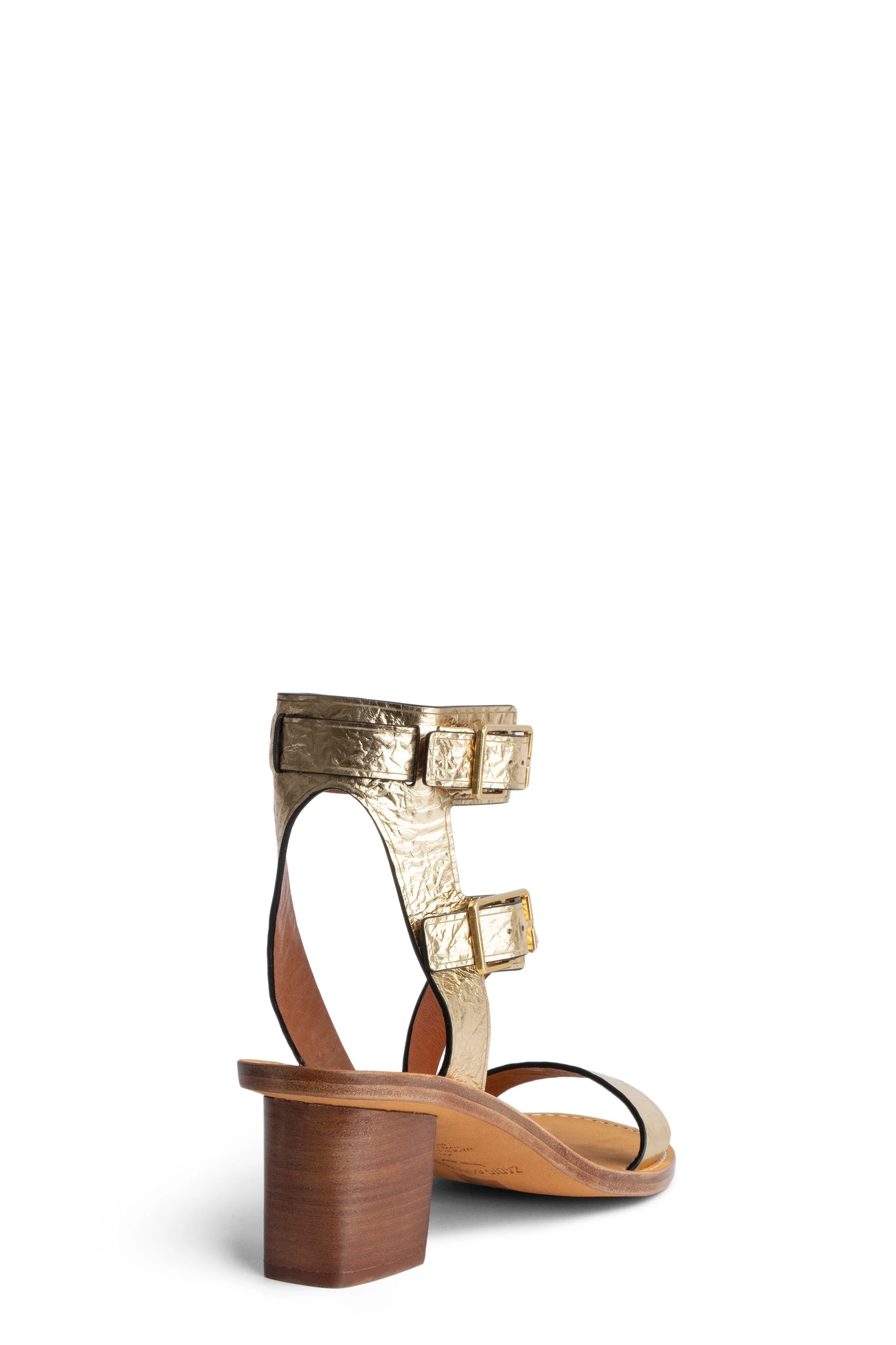 Cecilia Caprese Wrinkle Sandal | Gold - Image 6