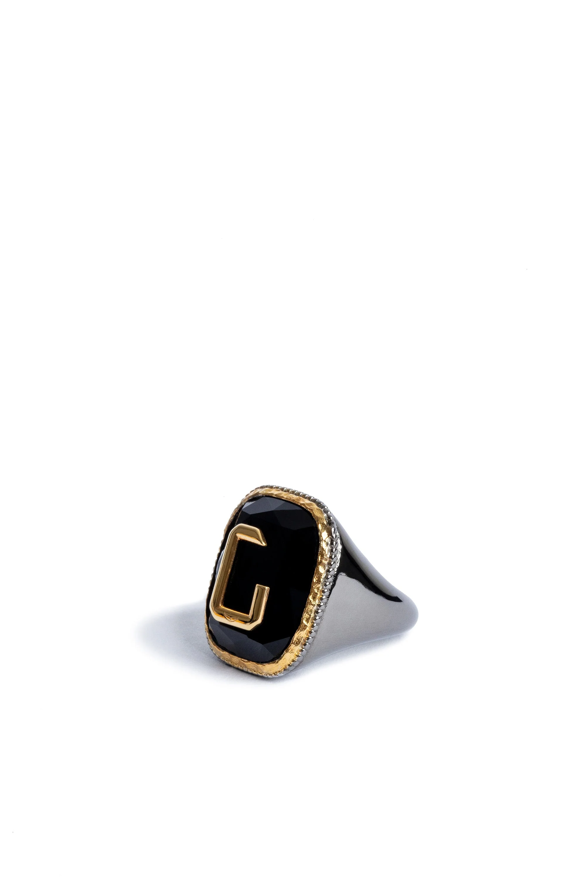 Cecilia Signet Ring | Shiny Gun - Image 3